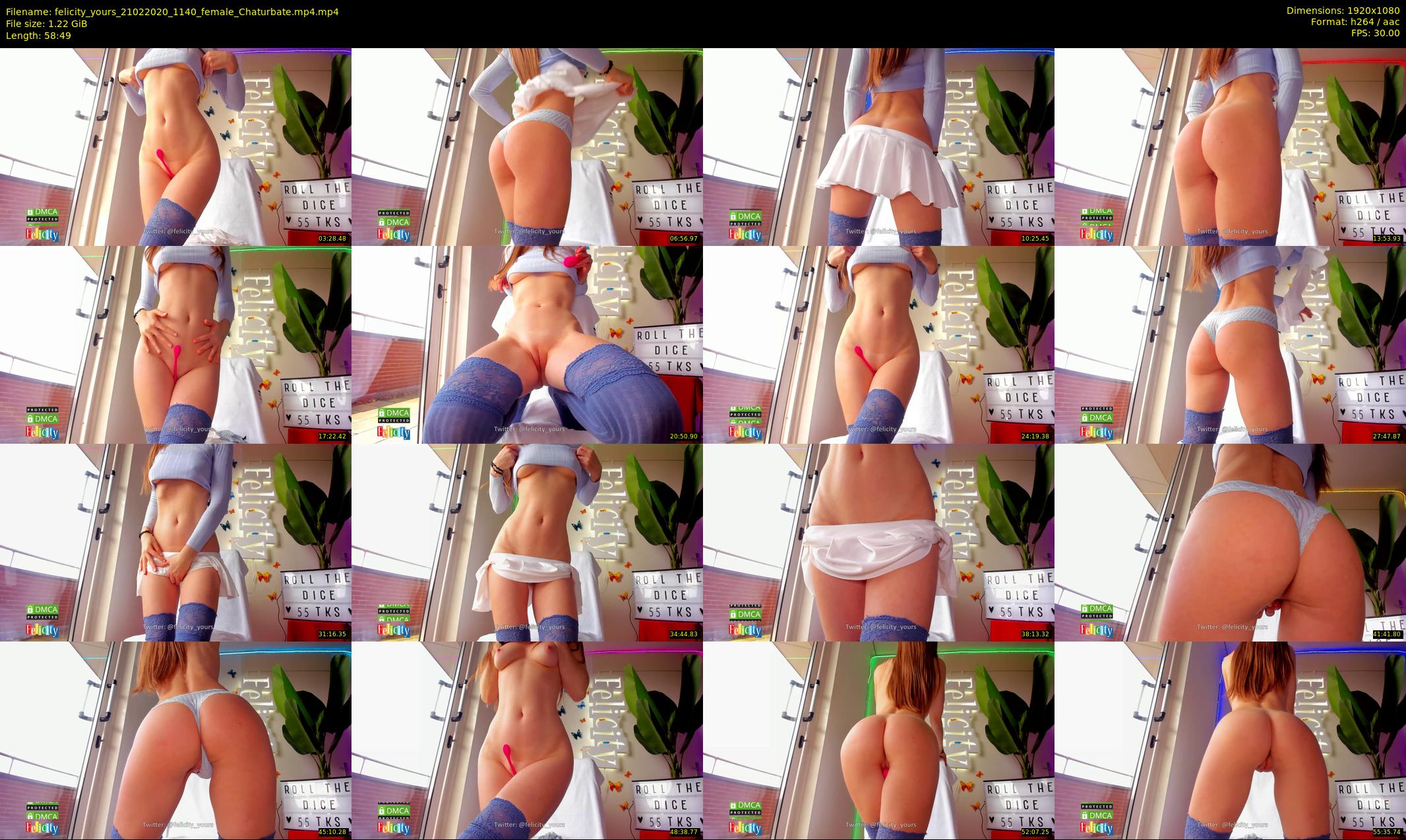 felicity_yours — 59 minute Chaturbate female cam show recording, 1080p, Feb 21, 2020