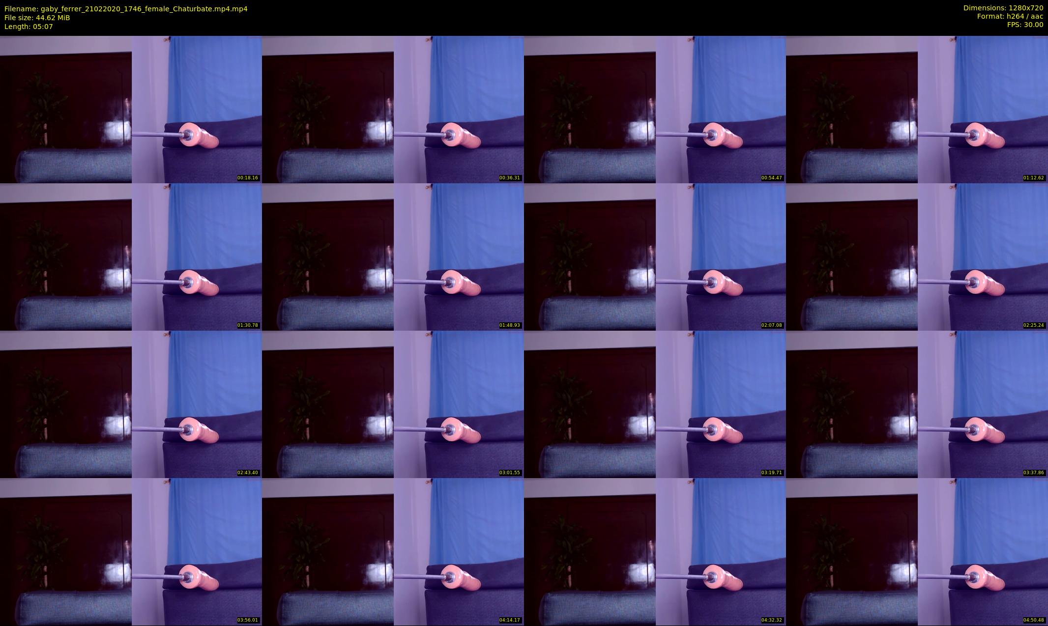 gaby_ferrer — 6 minute Chaturbate female cam show recording, 720p, Feb 21, 2020