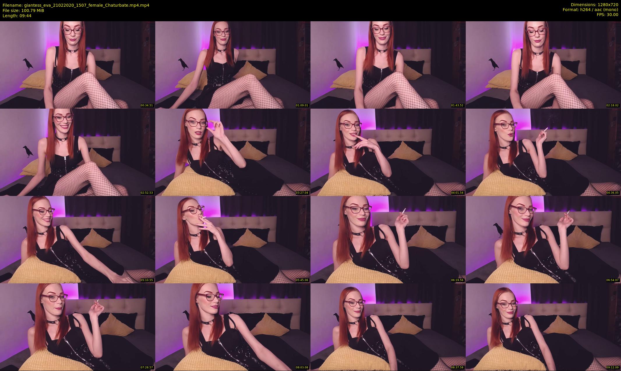 giantess_eva — 10 minute Chaturbate female cam show recording, 720p, Feb 21, 2020