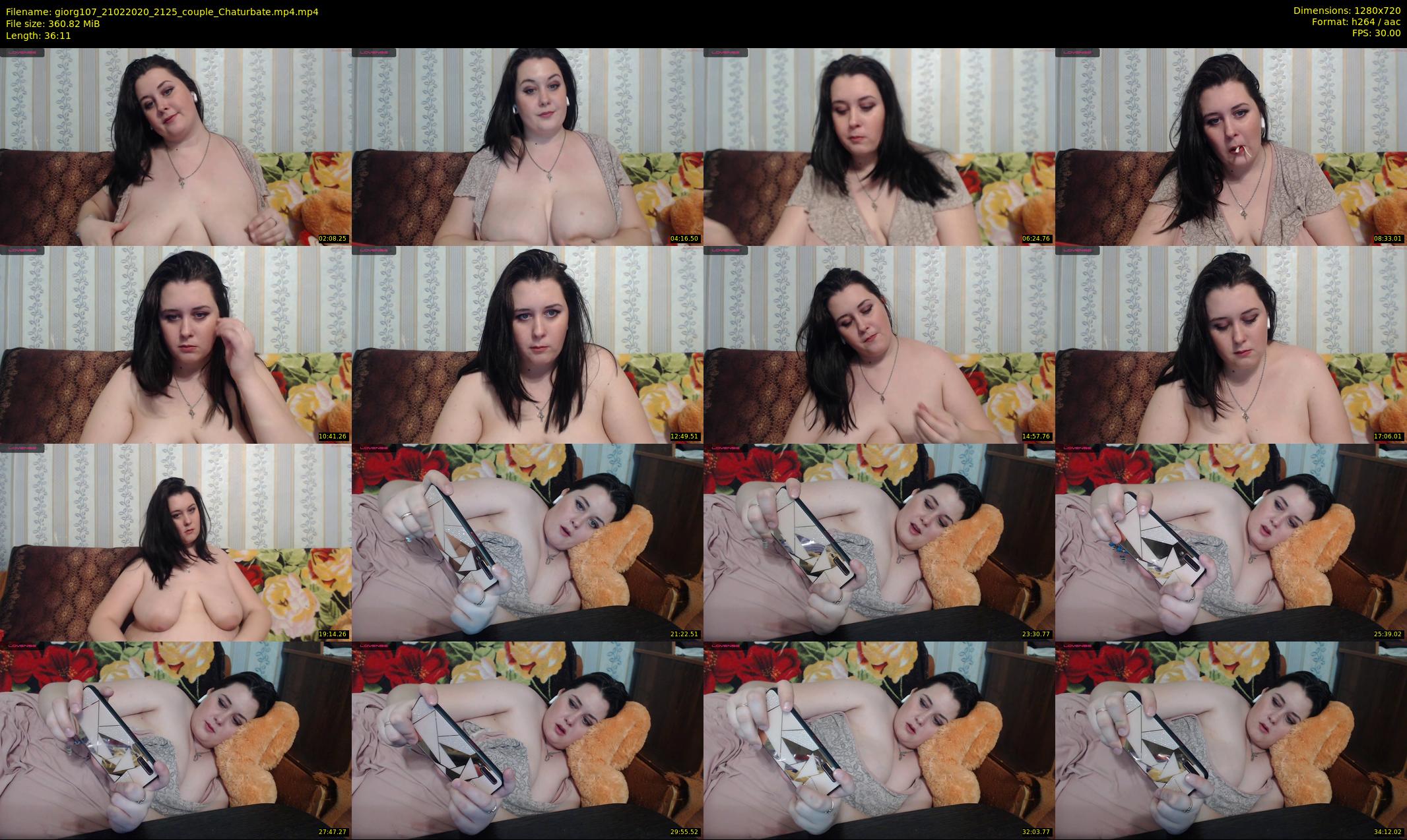 giorg107 — 37 minute Chaturbate couple cam show recording, 720p, Feb 21, 2020