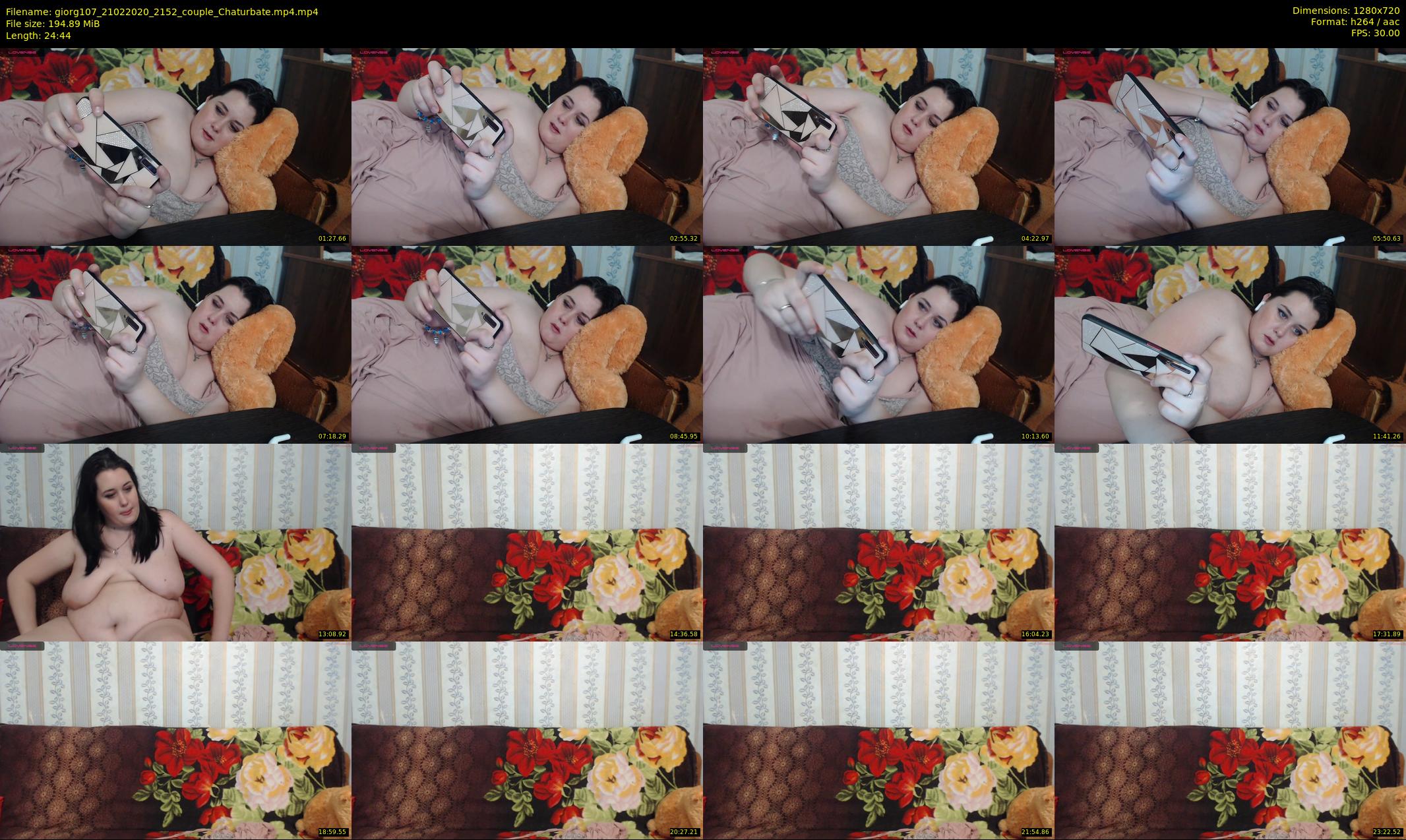 giorg107 — 25 minute Chaturbate couple cam show recording, 720p, Feb 21, 2020