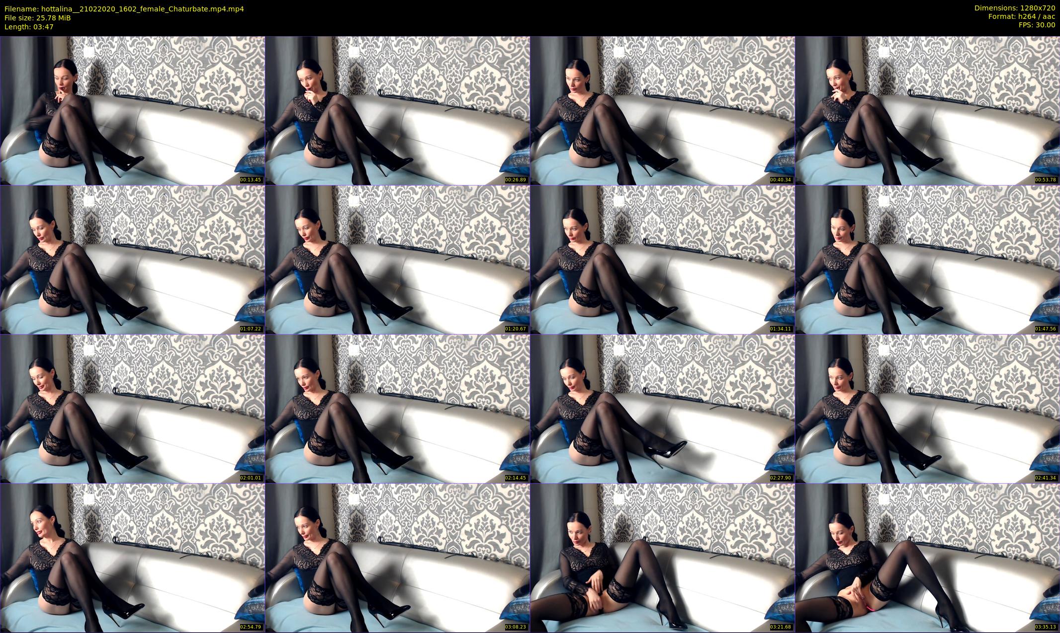 hottalina_ — 4 minute Chaturbate female cam show recording, 720p, Feb 21, 2020