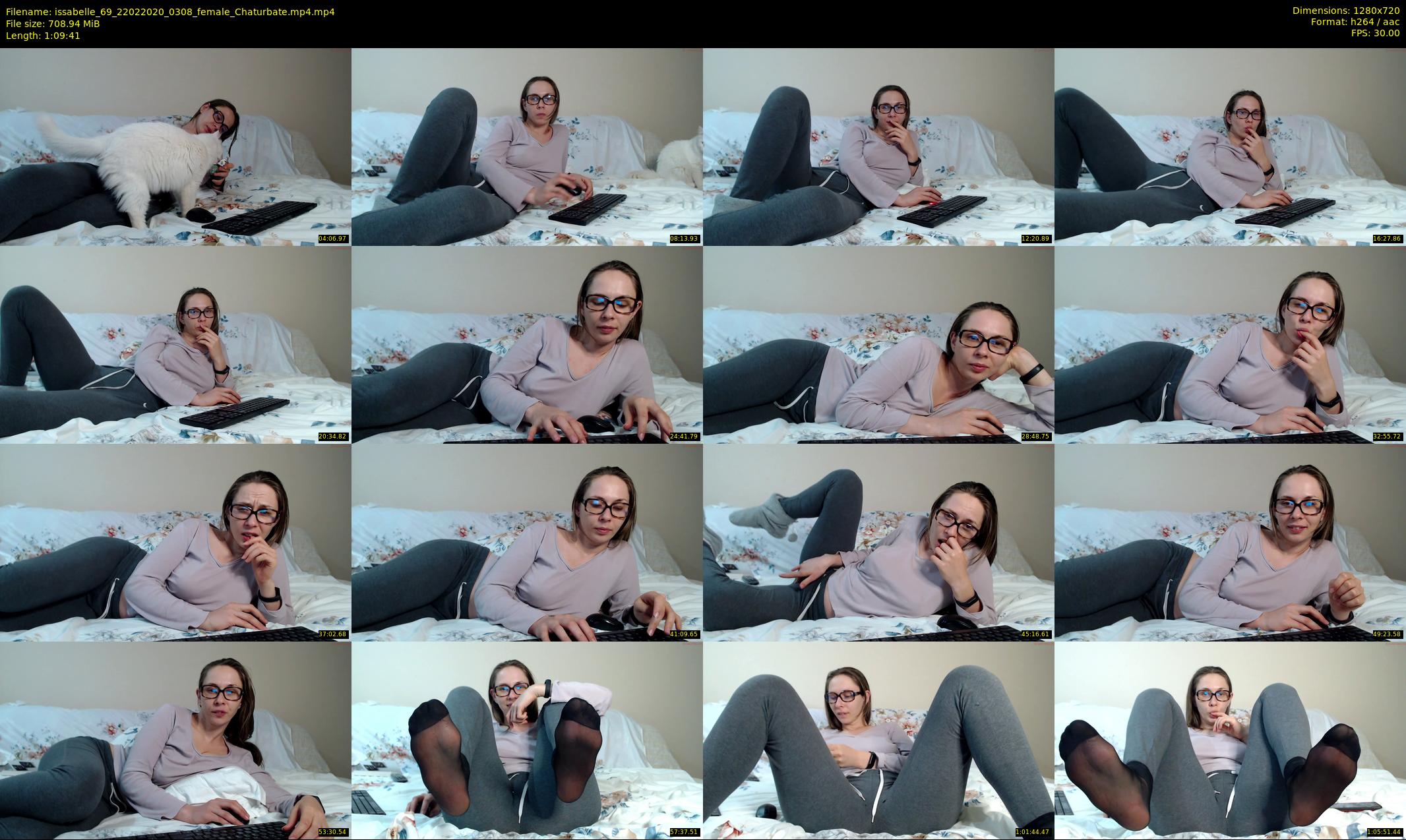 issabelle_69 — 70 minute Chaturbate couple cam show recording, 720p, Feb 22, 2020