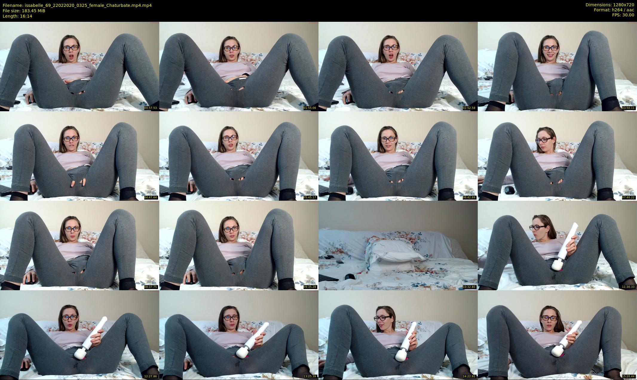 issabelle_69 — 17 minute Chaturbate couple cam show recording, 720p, Feb 22, 2020