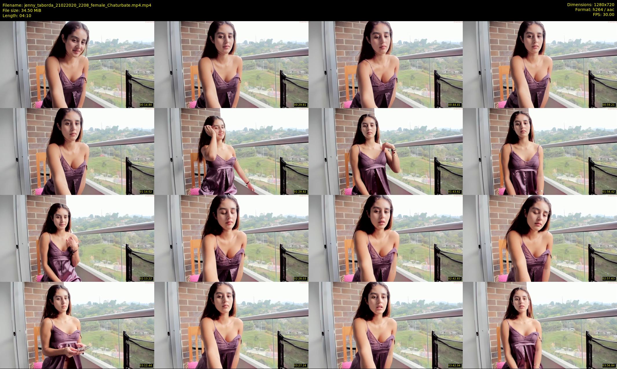 jenny_taborda — 5 minute Chaturbate female cam show recording, 720p, Feb 21, 2020