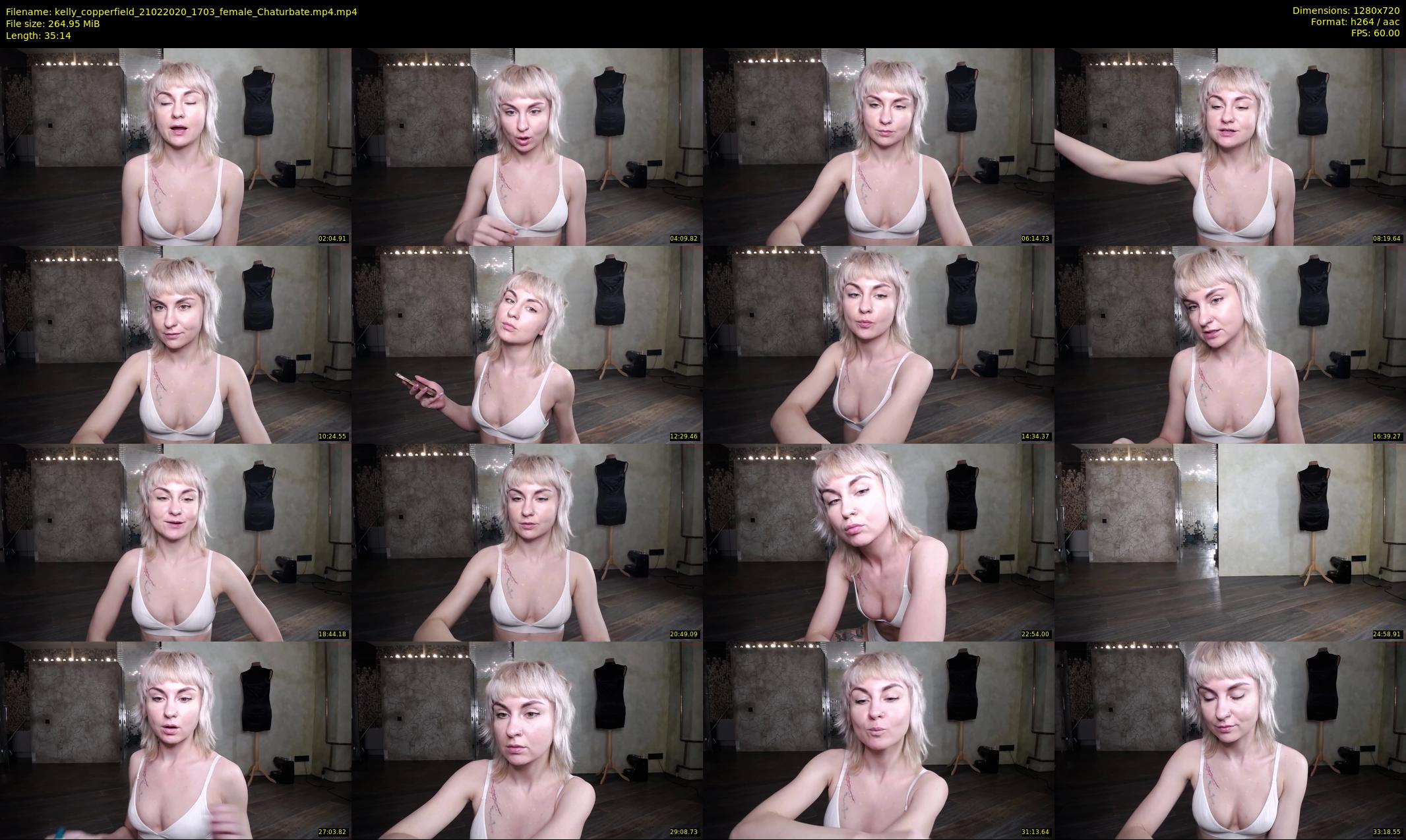 kelly_copperfield — 36 minute Chaturbate female cam show recording, 720p, Feb 21, 2020