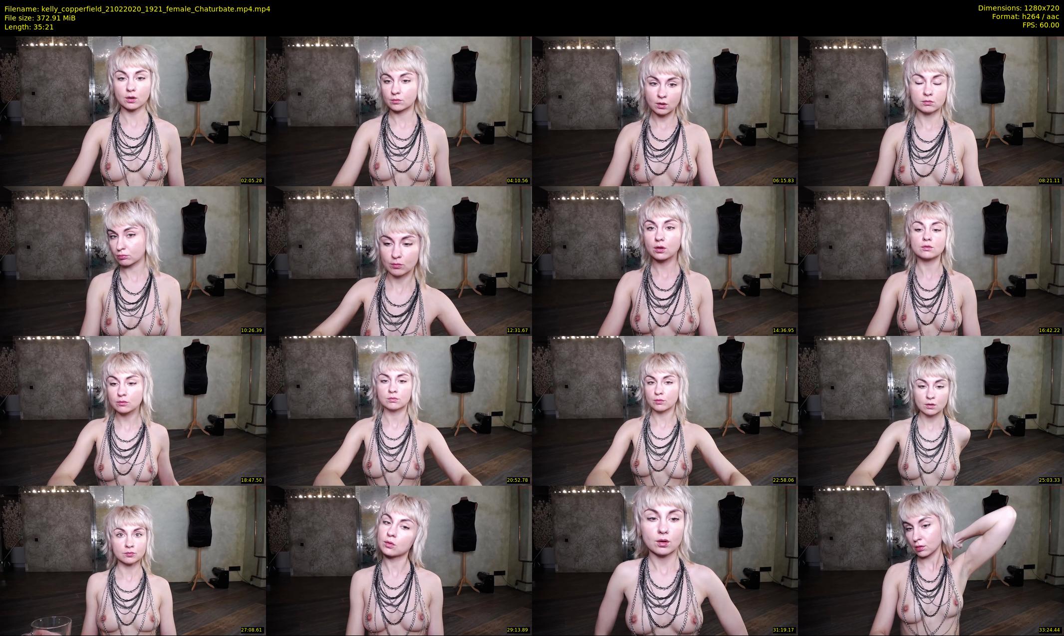 kelly_copperfield — 36 minute Chaturbate female cam show recording, 720p, Feb 21, 2020