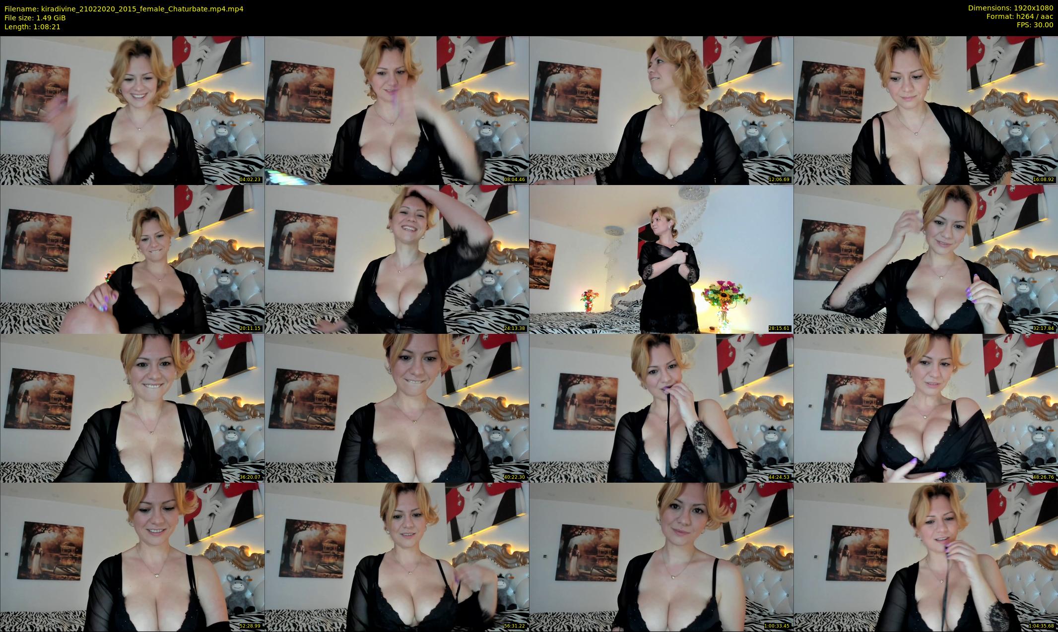 kiradivine — 69 minute Chaturbate female cam show recording, 1080p, Feb 21, 2020