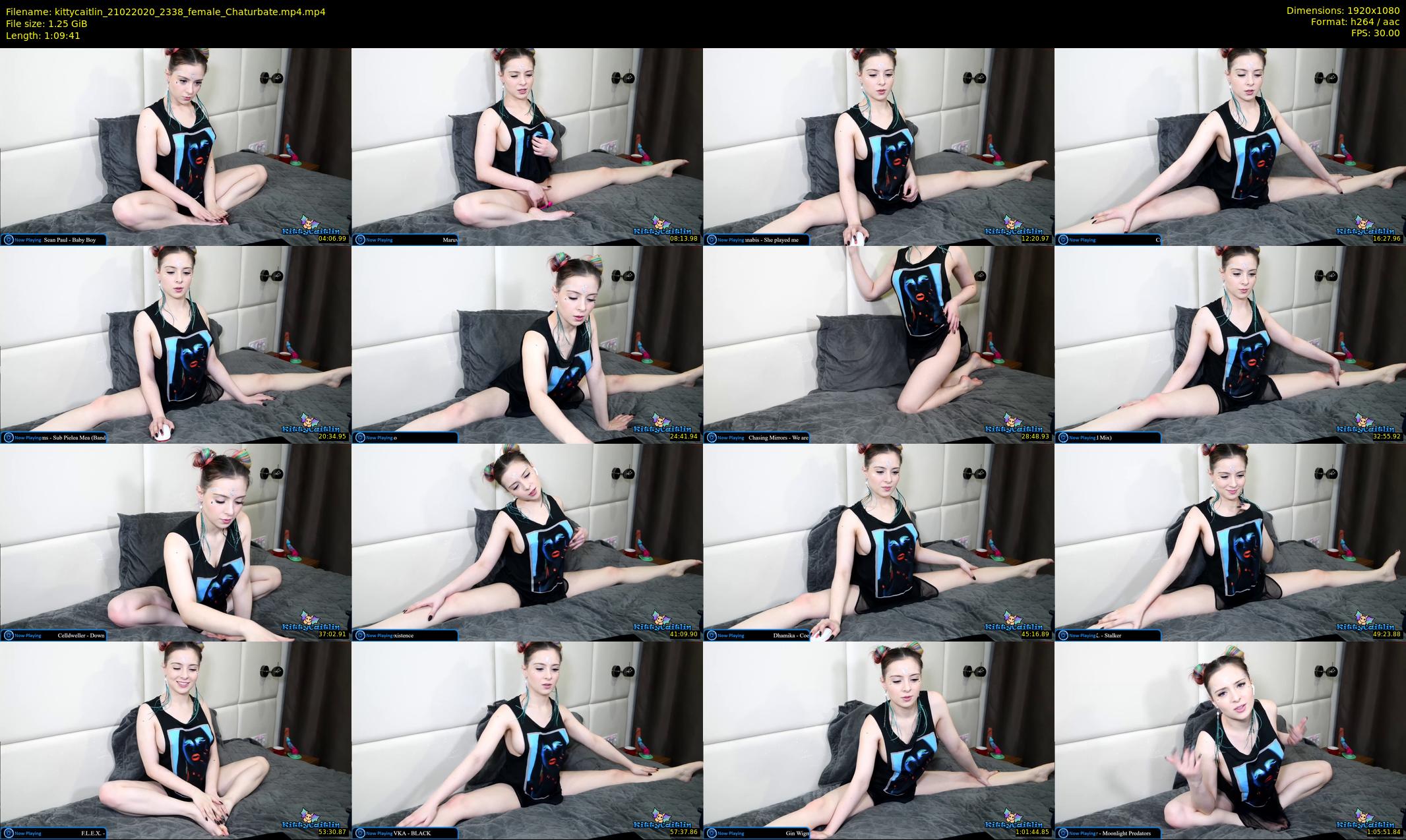 kittycaitlin — 70 minute Chaturbate female cam show recording, 1080p, Feb 21, 2020