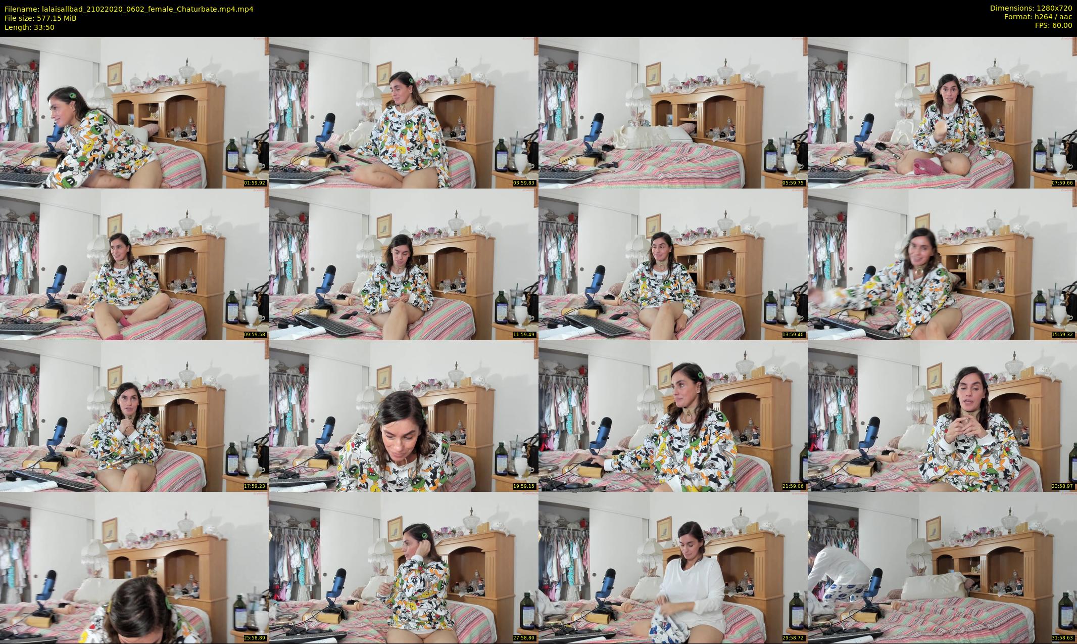 lalaisallbad — 34 minute Chaturbate female cam show recording, 720p, Feb 21, 2020