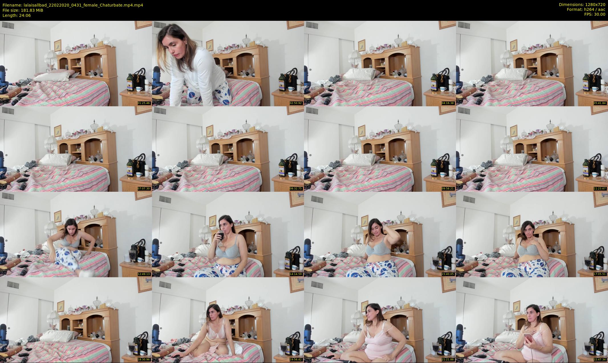 lalaisallbad — 25 minute Chaturbate female cam show recording, 720p, Feb 22, 2020