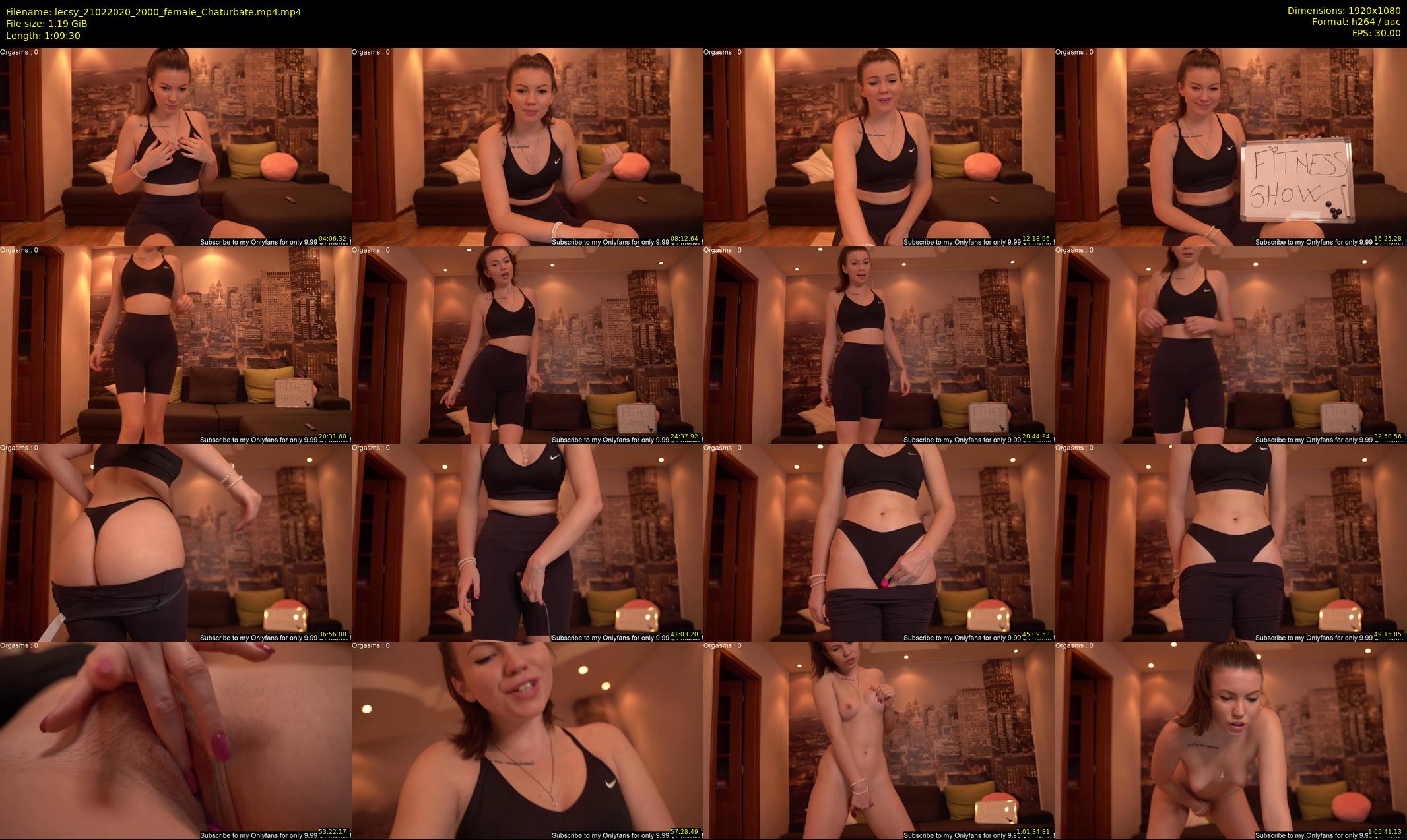 lecsy — 70 minute Chaturbate female cam show recording, 1080p, Feb 21, 2020
