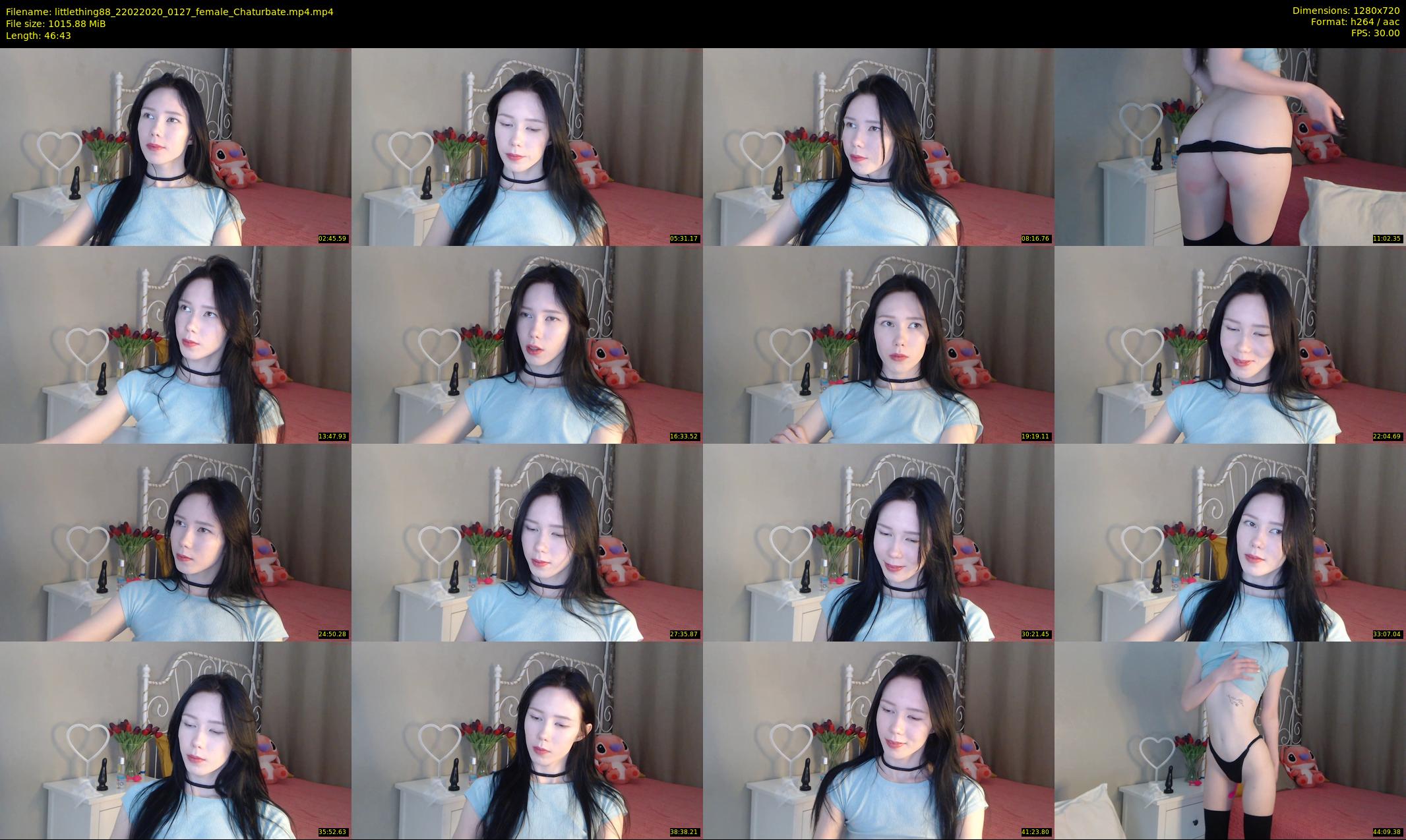 littlething88 — 47 minute Chaturbate female cam show recording, 720p, Feb 22, 2020