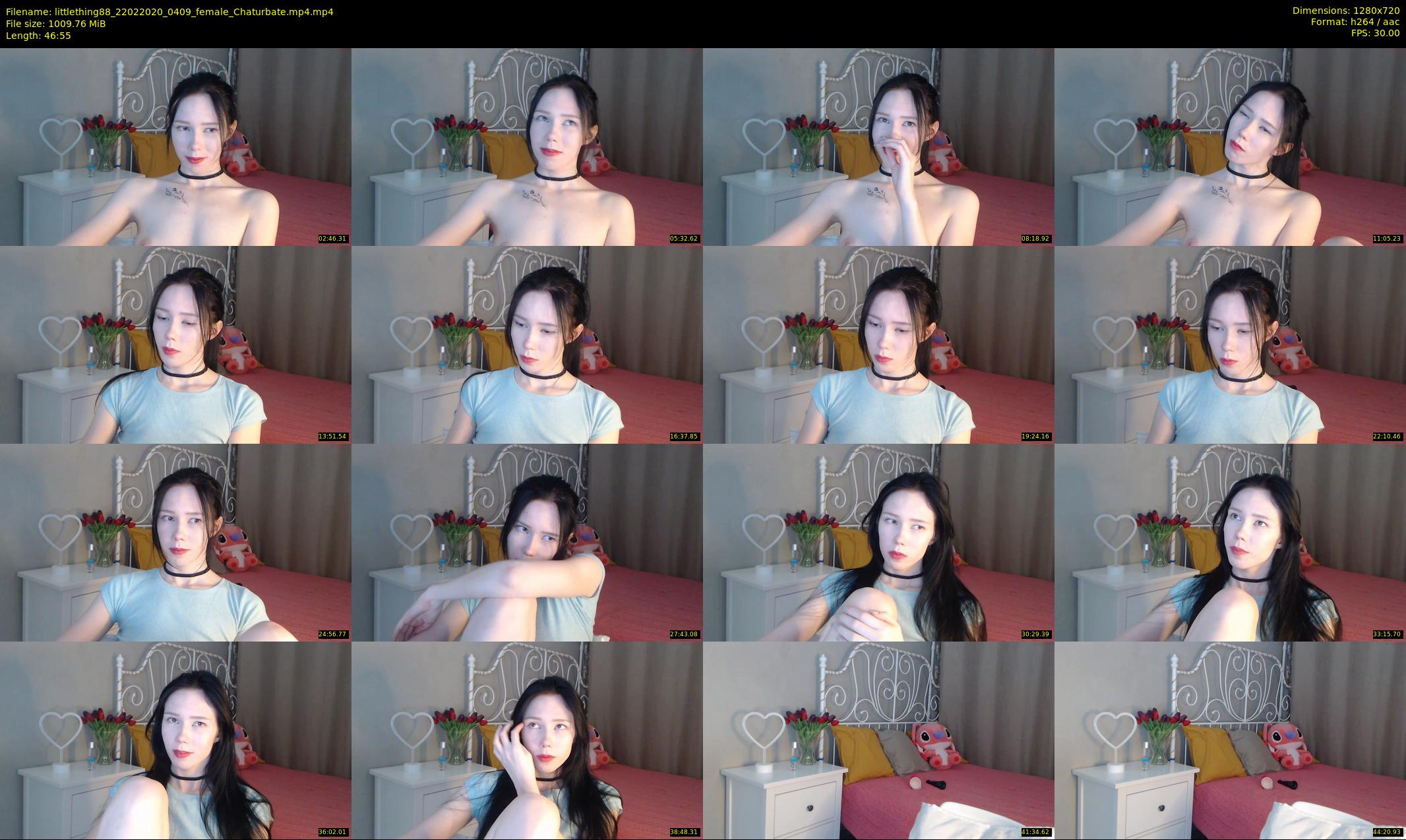 littlething88 — 47 minute Chaturbate female cam show recording, 720p, Feb 22, 2020