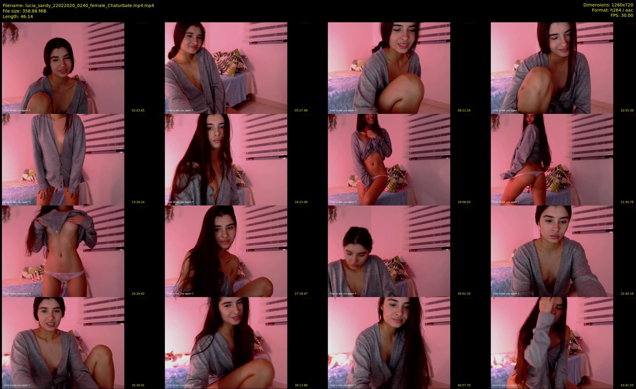 lucia_sandy — 47 minute Chaturbate female cam show recording, 720p, Feb 22, 2020