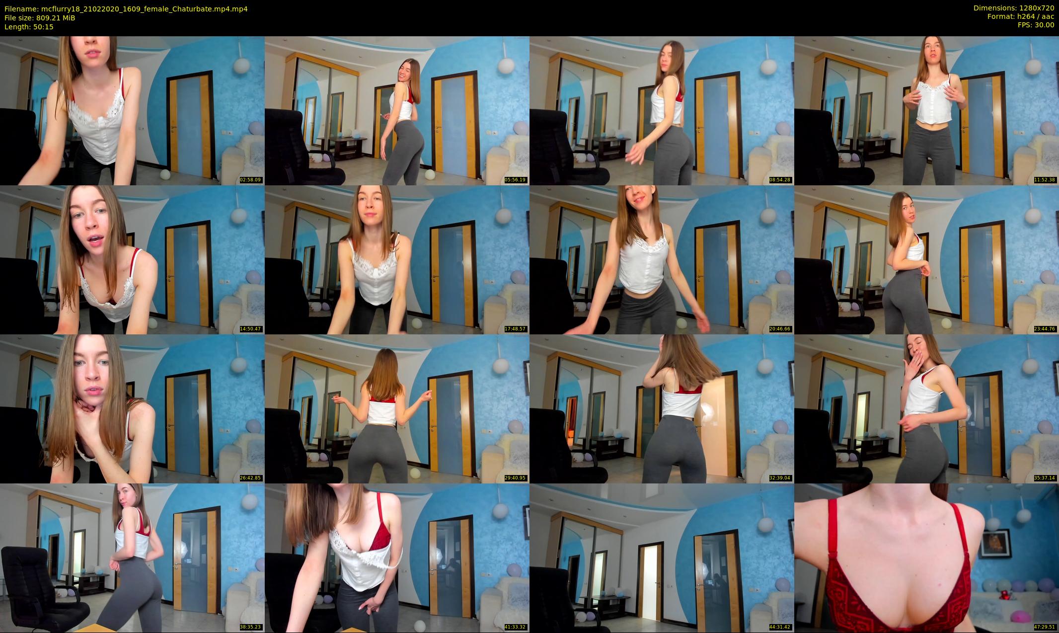 mcflurry18 — 51 minute Chaturbate female cam show recording, 720p, Feb 21, 2020