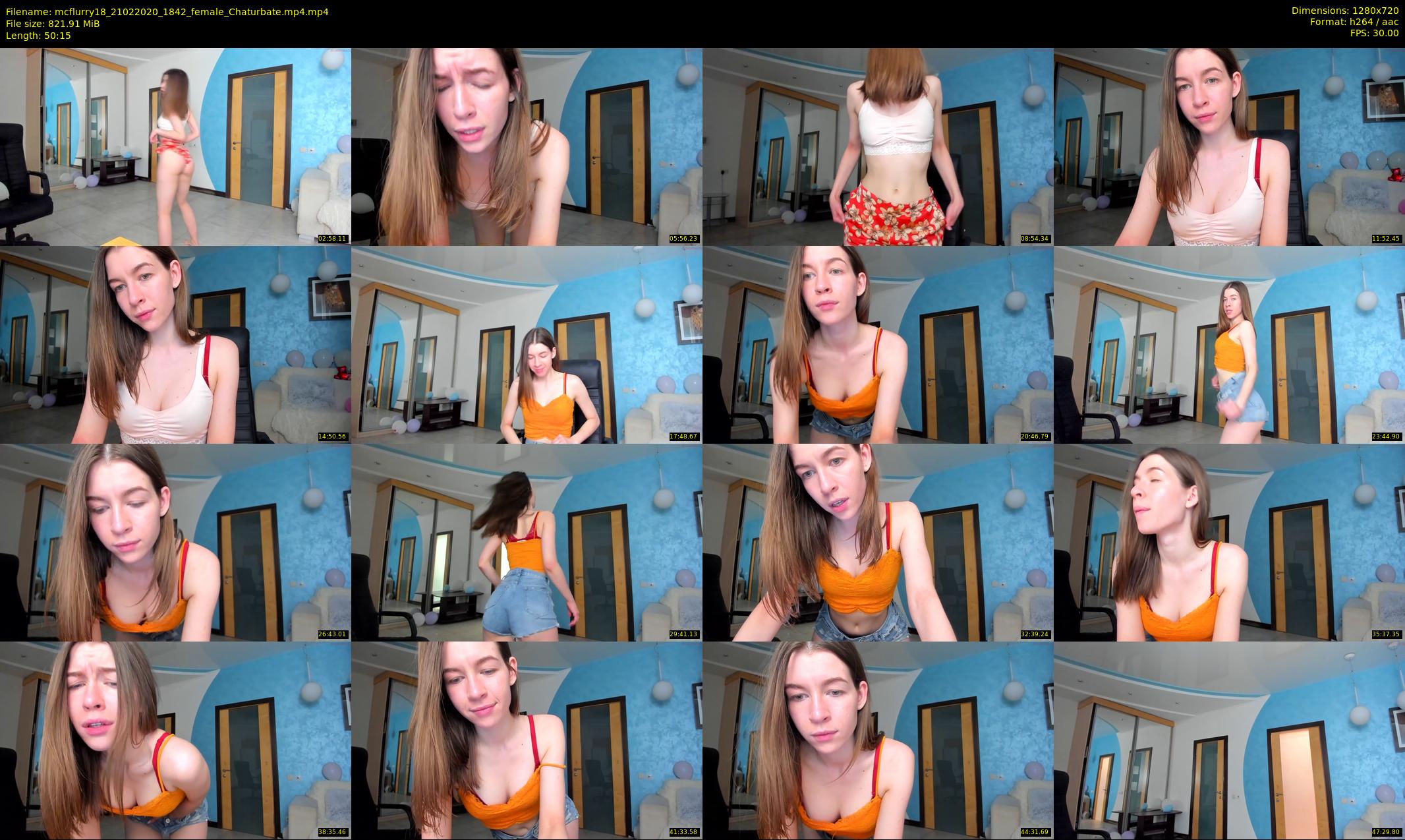 mcflurry18 — 51 minute Chaturbate female cam show recording, 720p, Feb 21, 2020