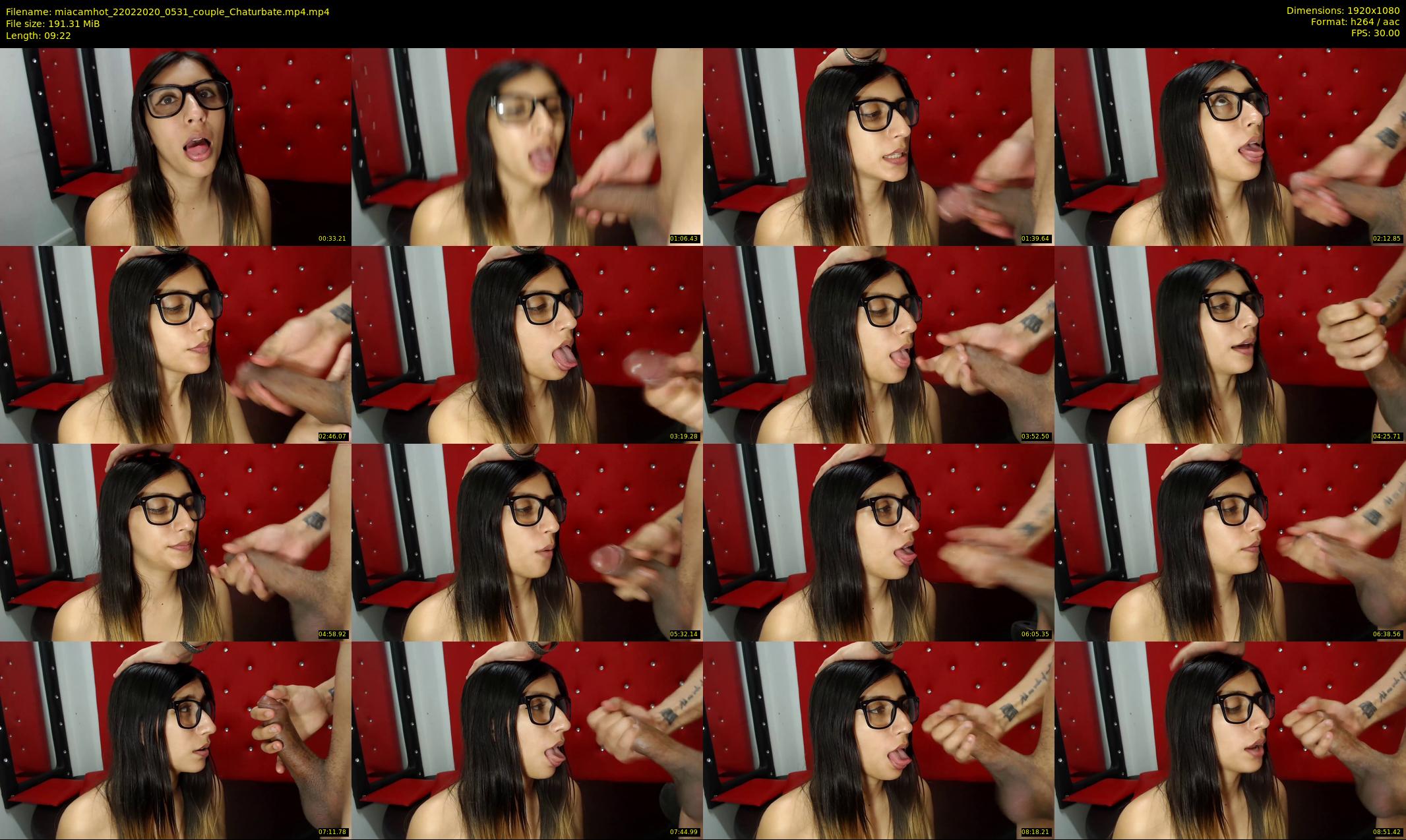 miacamhot — 10 minute Chaturbate couple cam show recording, 1080p, Feb 22, 2020