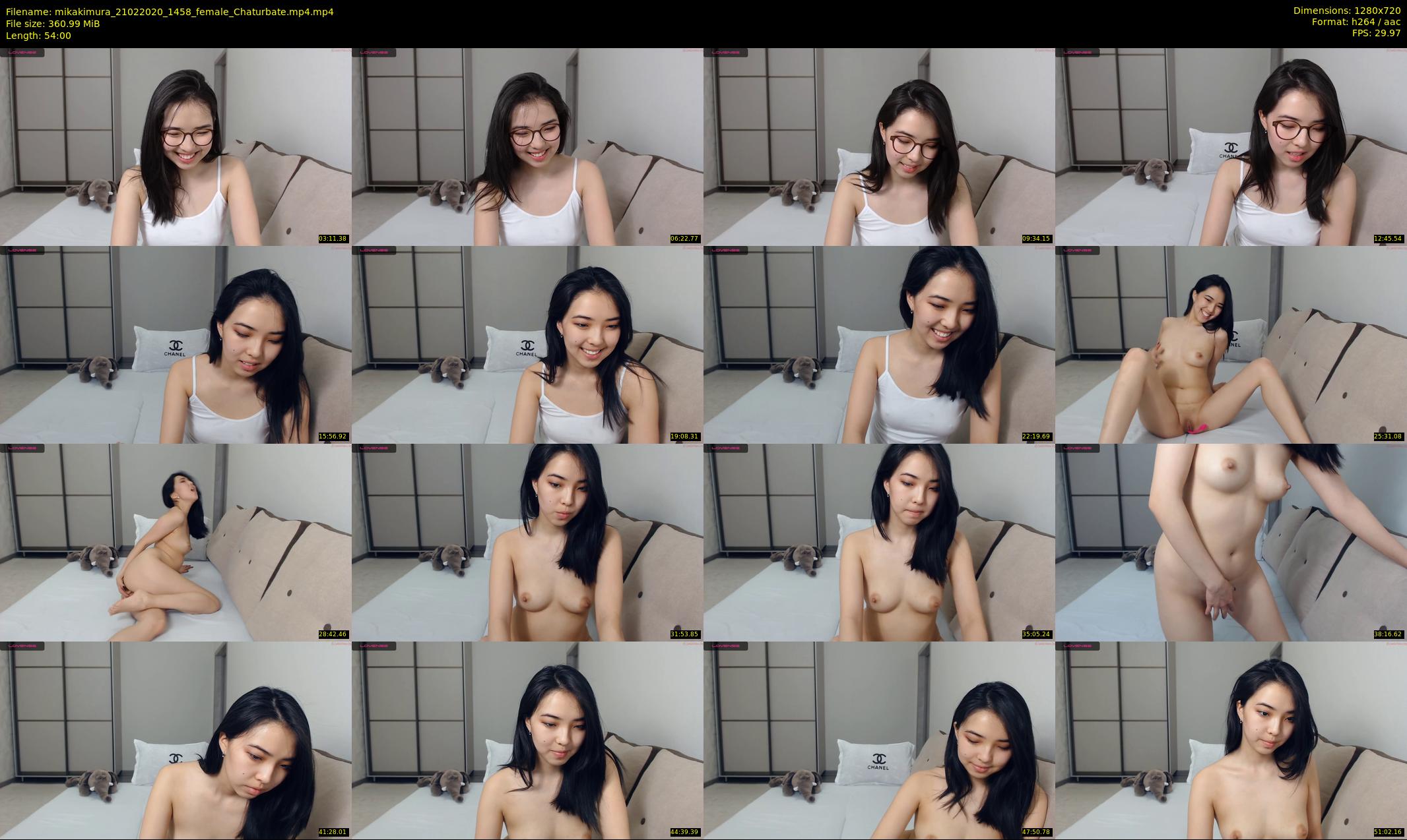 mikakimura — 54 minute Chaturbate female cam show recording, 720p, Feb 21, 2020