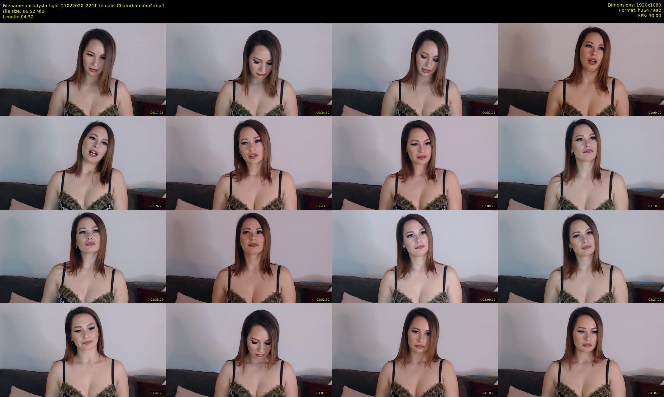 miladystarlight — 5 minute Chaturbate female cam show recording, 1080p, Feb 21, 2020