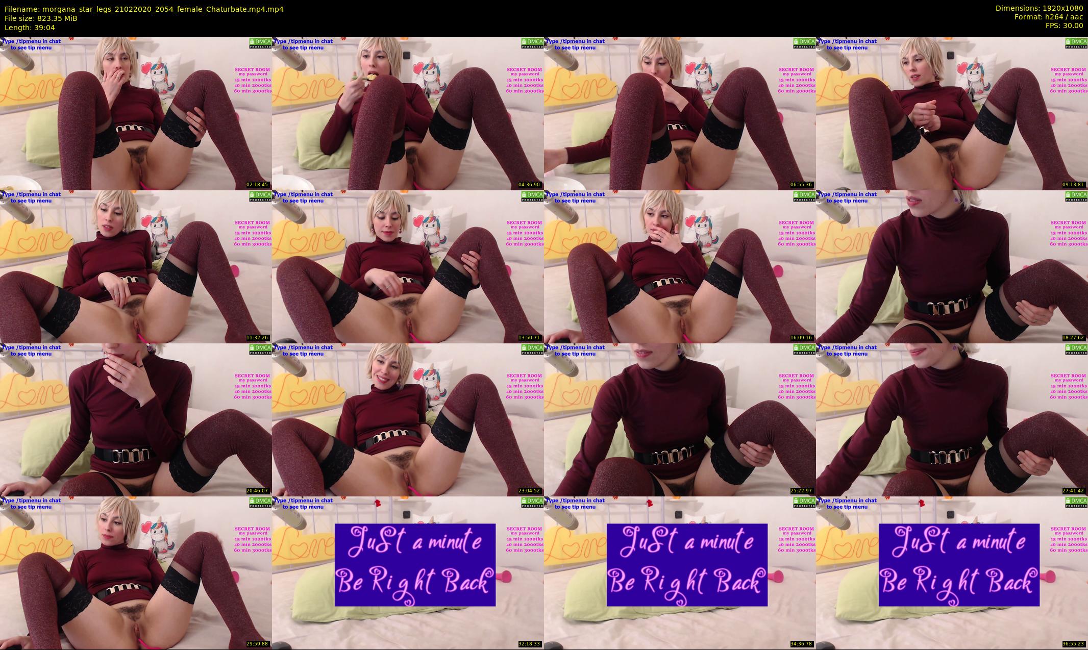 morgana_star_legs — 40 minute Chaturbate female cam show recording, 1080p, Feb 21, 2020