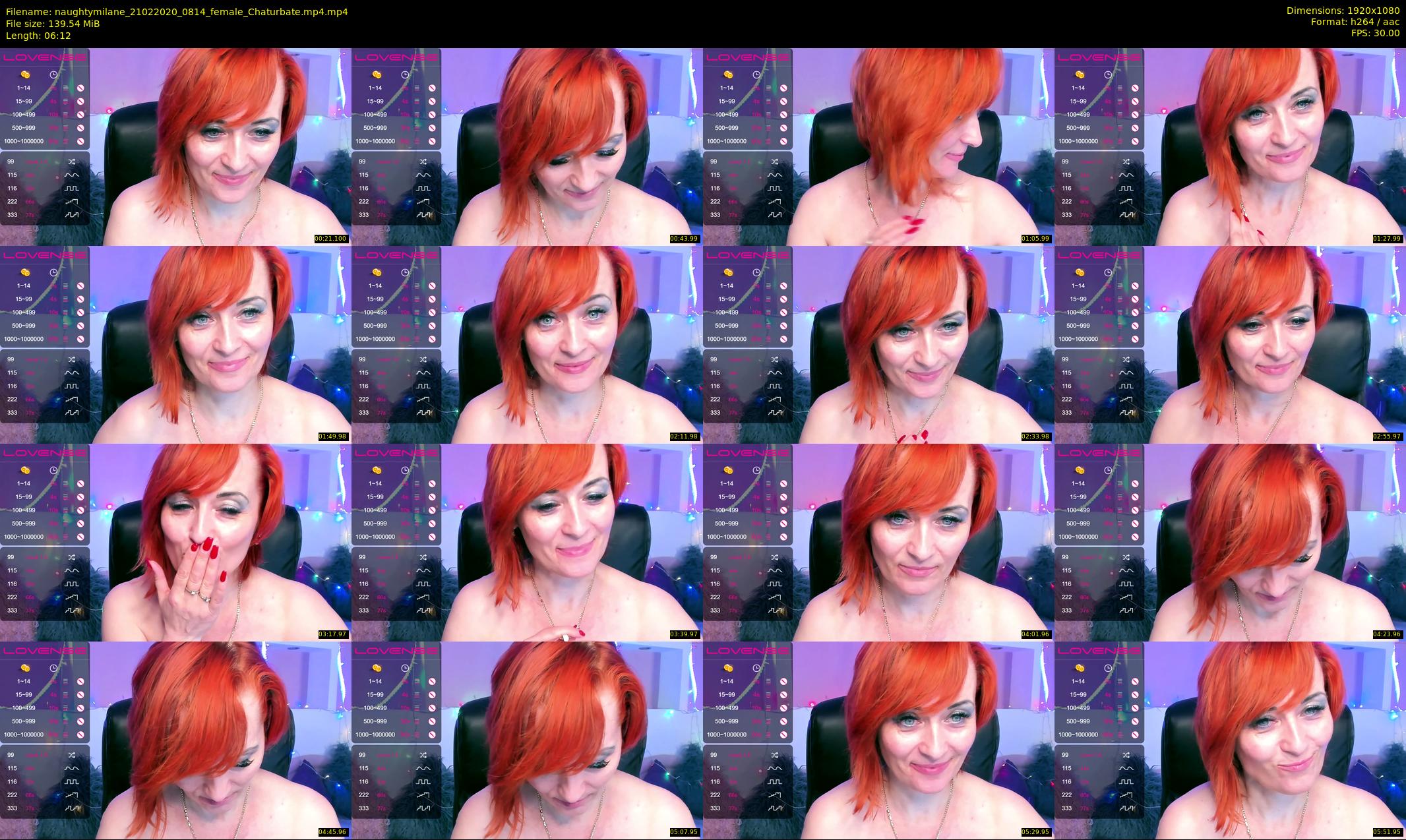 naughtymilane — 7 minute Chaturbate female cam show recording, 1080p, Feb 21, 2020