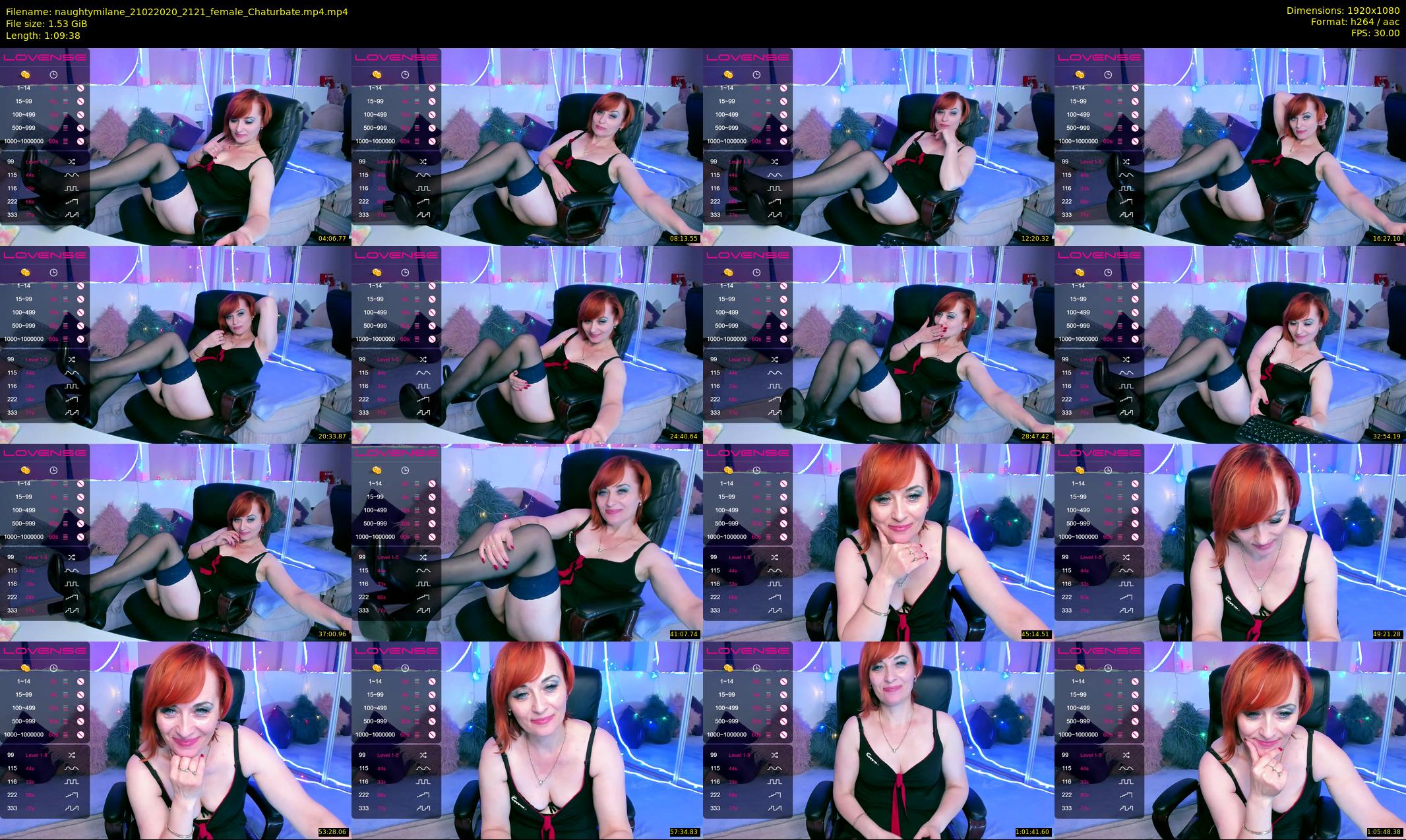 naughtymilane — 70 minute Chaturbate female cam show recording, 1080p, Feb 21, 2020