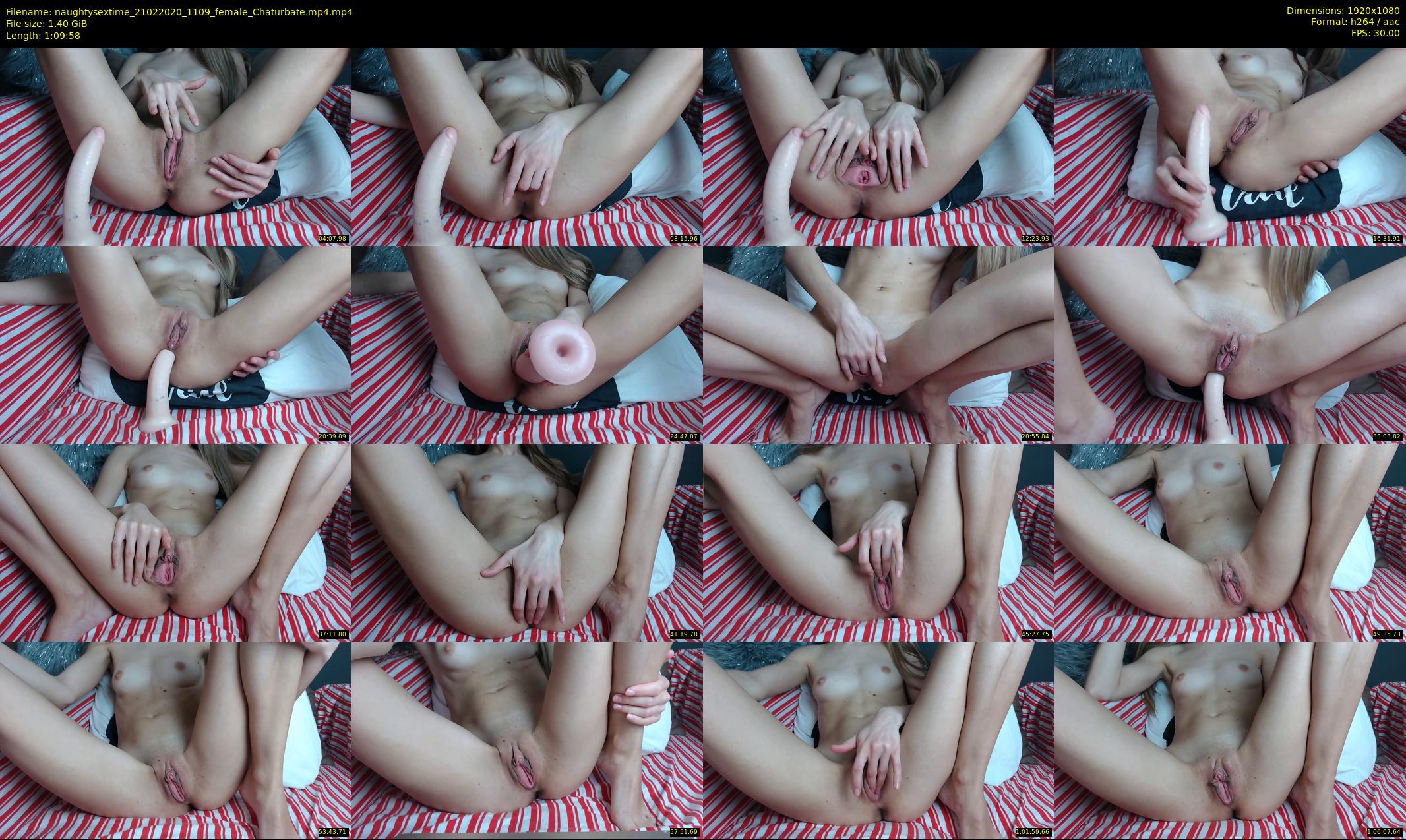 naughtysextime — 70 minute Chaturbate female cam show recording, 1080p, Feb 21, 2020