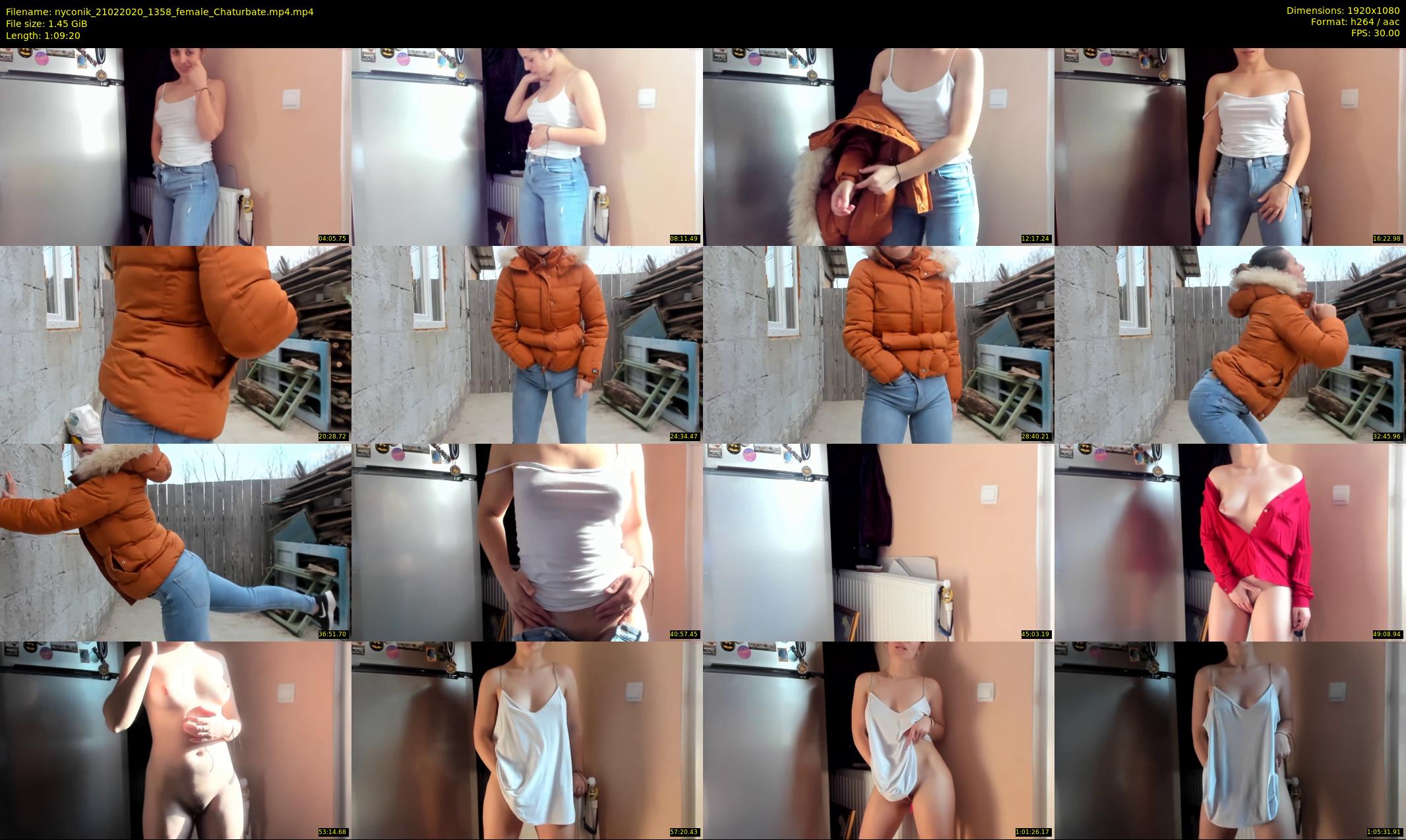 nyconik — 70 minute Chaturbate female cam show recording, 1080p, Feb 21, 2020