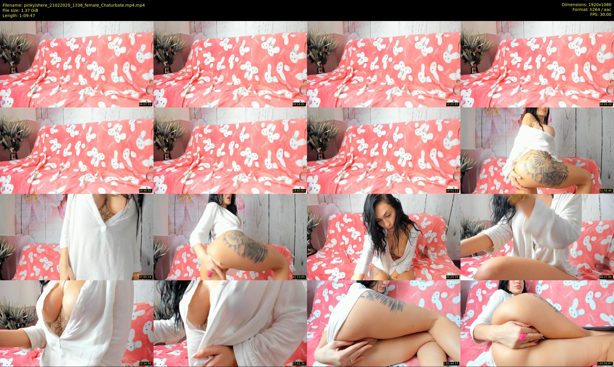 pinkyishere — 70 minute Chaturbate female cam show recording, 1080p, Feb 21, 2020
