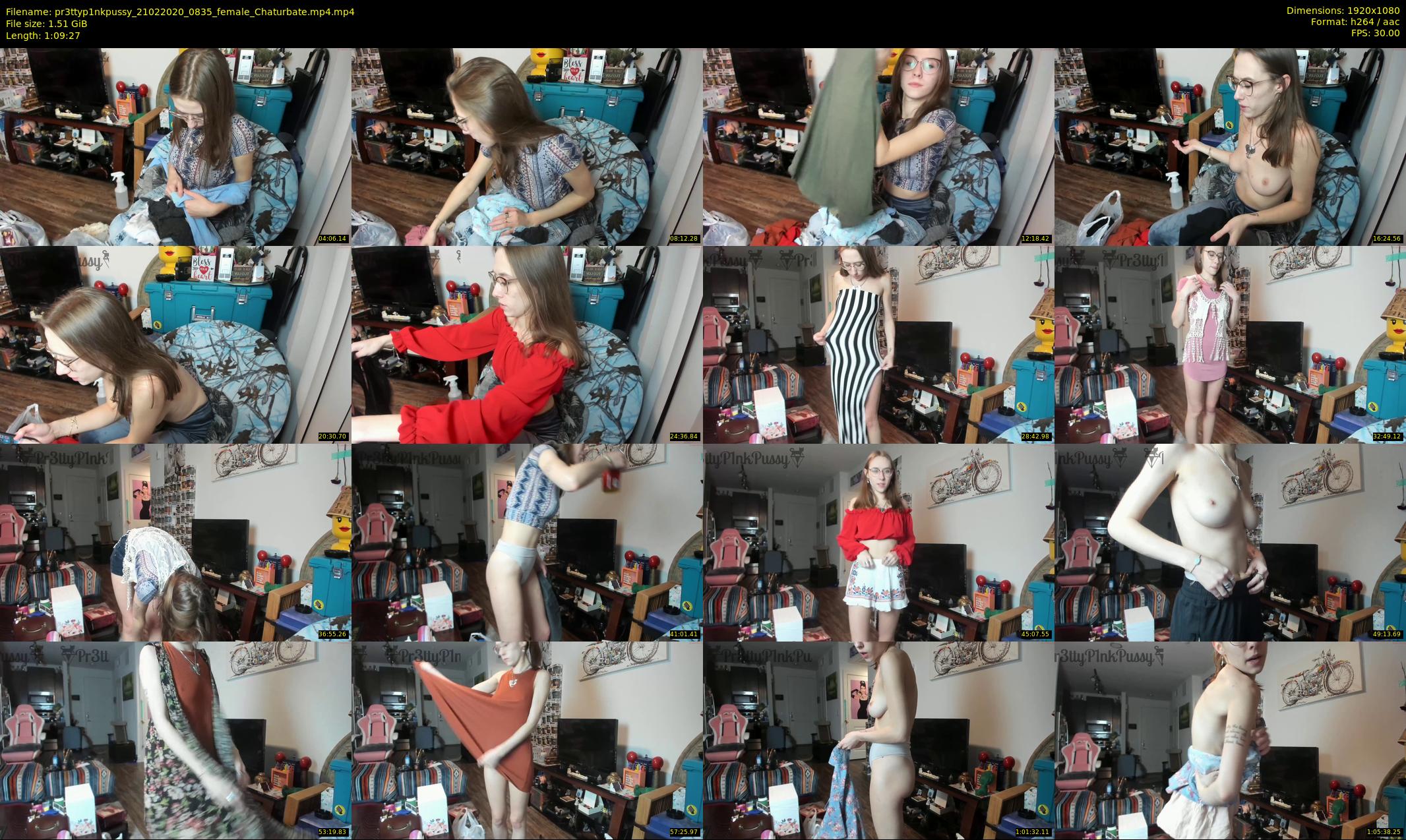 pr3ttyp1nkpussy — 70 minute Chaturbate couple cam show recording, 1080p, Feb 21, 2020