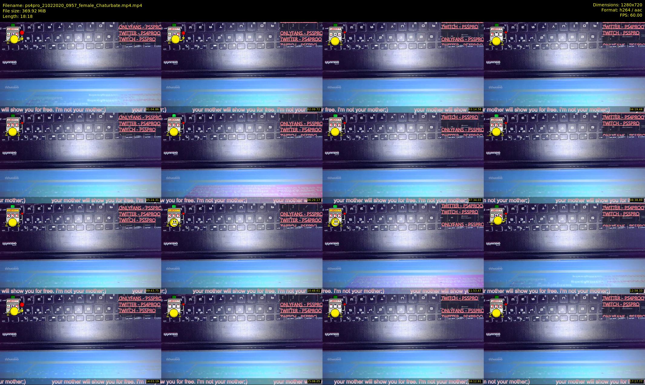 ps4pro — 19 minute Chaturbate female cam show recording, 720p, Feb 21, 2020