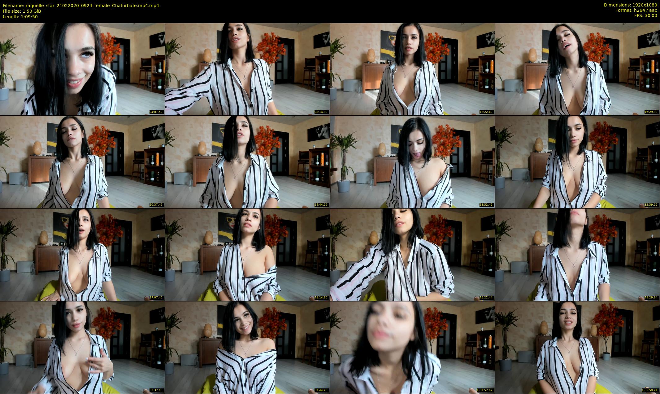 raquelle_star — 70 minute Chaturbate couple cam show recording, 1080p, Feb 21, 2020