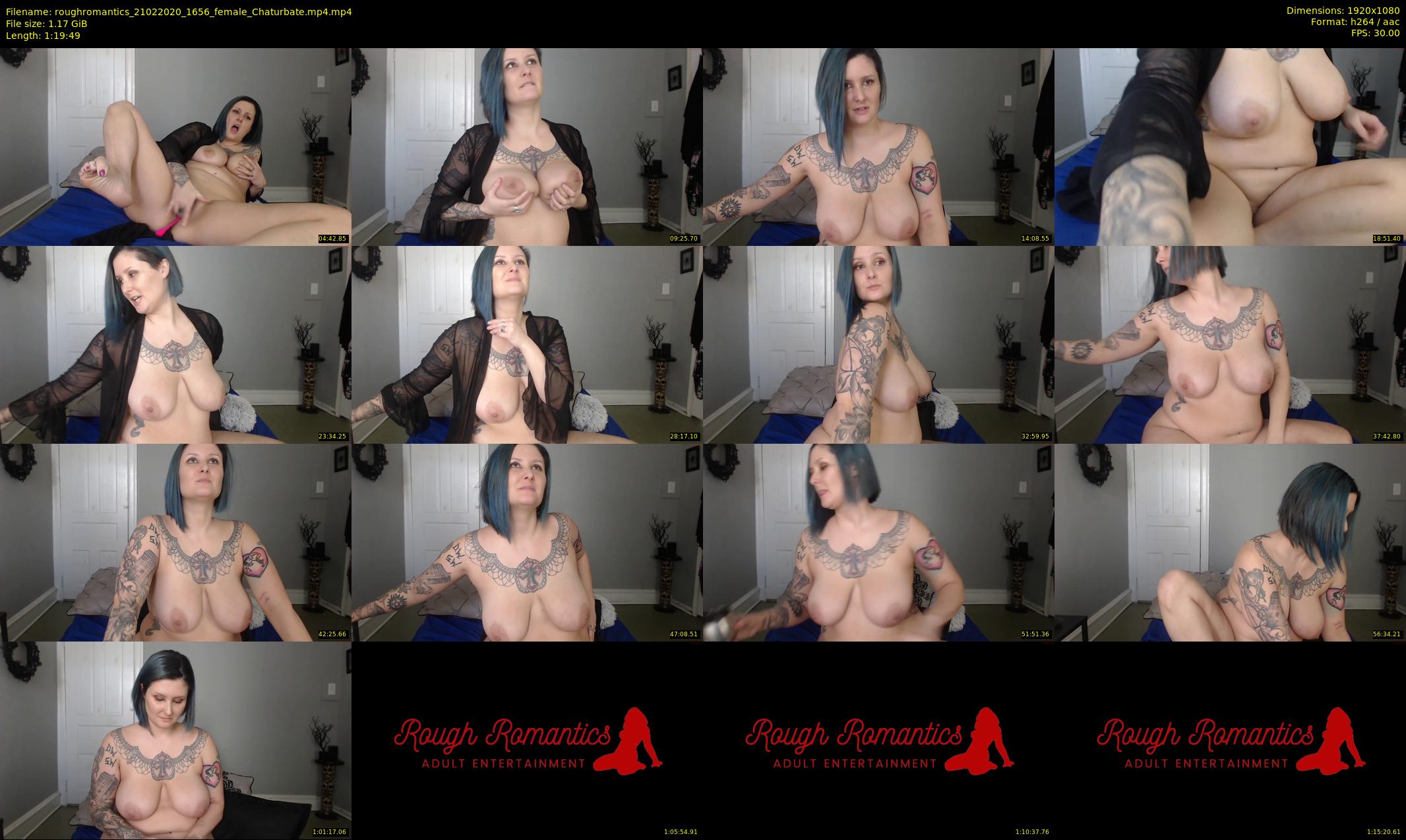 roughromantics — 80 minute Chaturbate couple cam show recording, 1080p, Feb 21, 2020