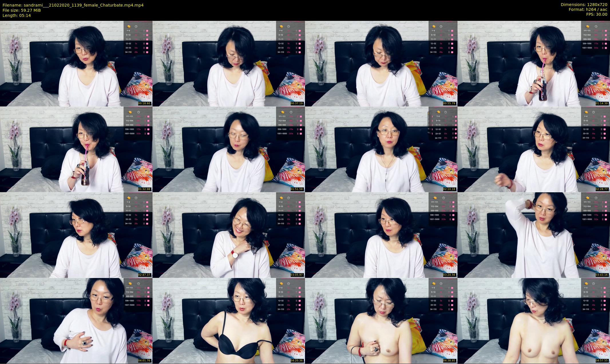 sandrami__ — 6 minute Chaturbate female cam show recording, 720p, Feb 21, 2020