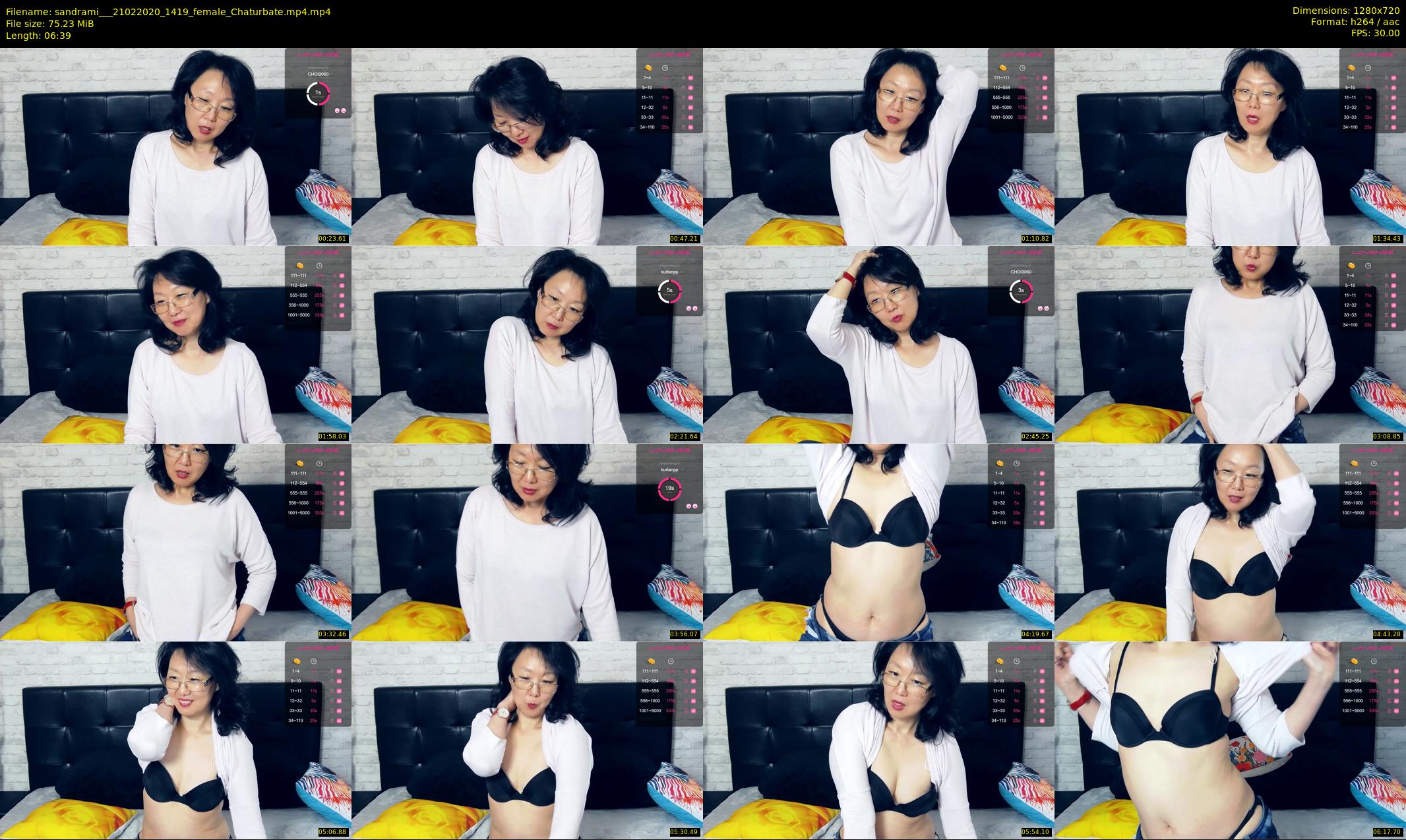 sandrami__ — 7 minute Chaturbate female cam show recording, 720p, Feb 21, 2020