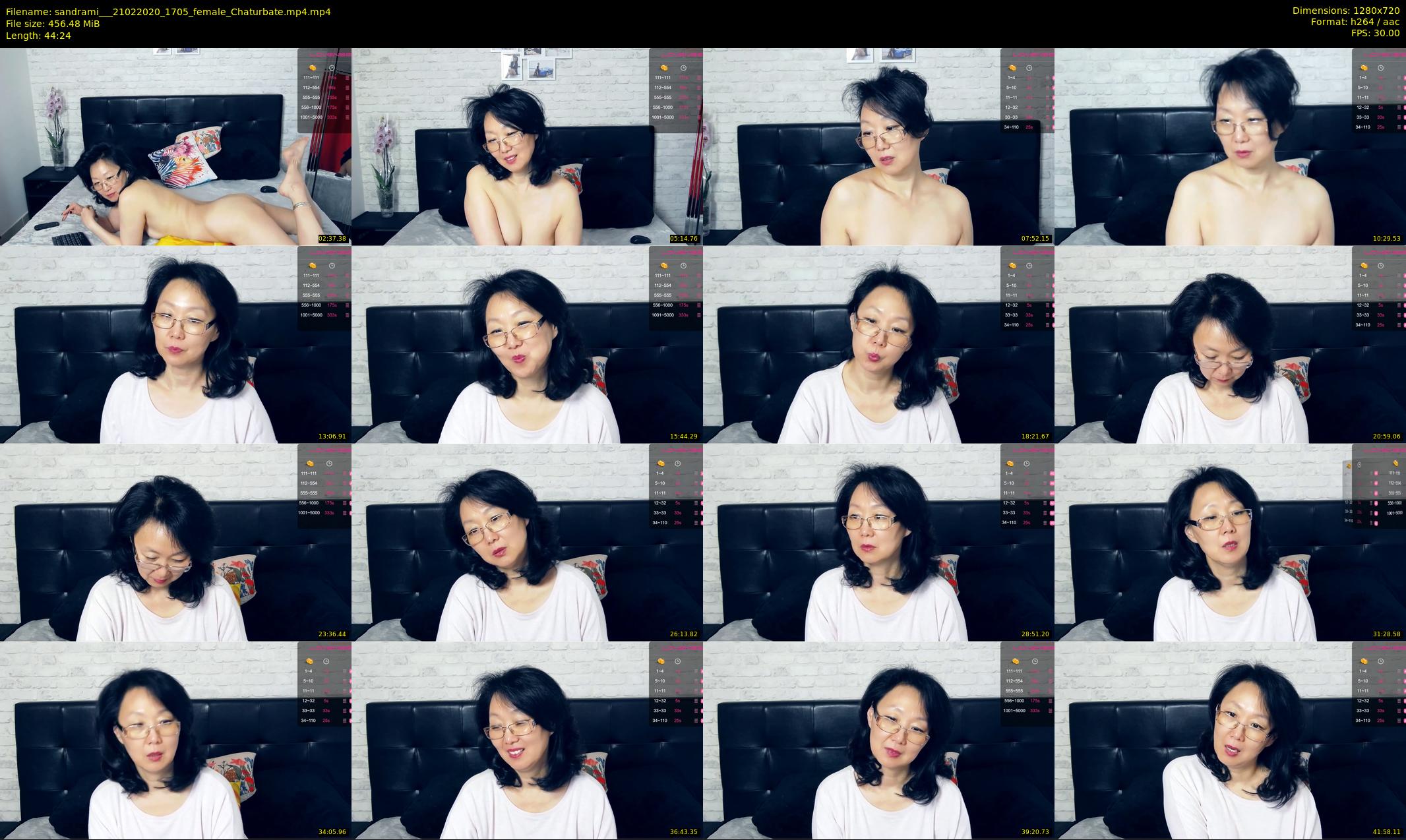 sandrami__ — 45 minute Chaturbate female cam show recording, 720p, Feb 21, 2020