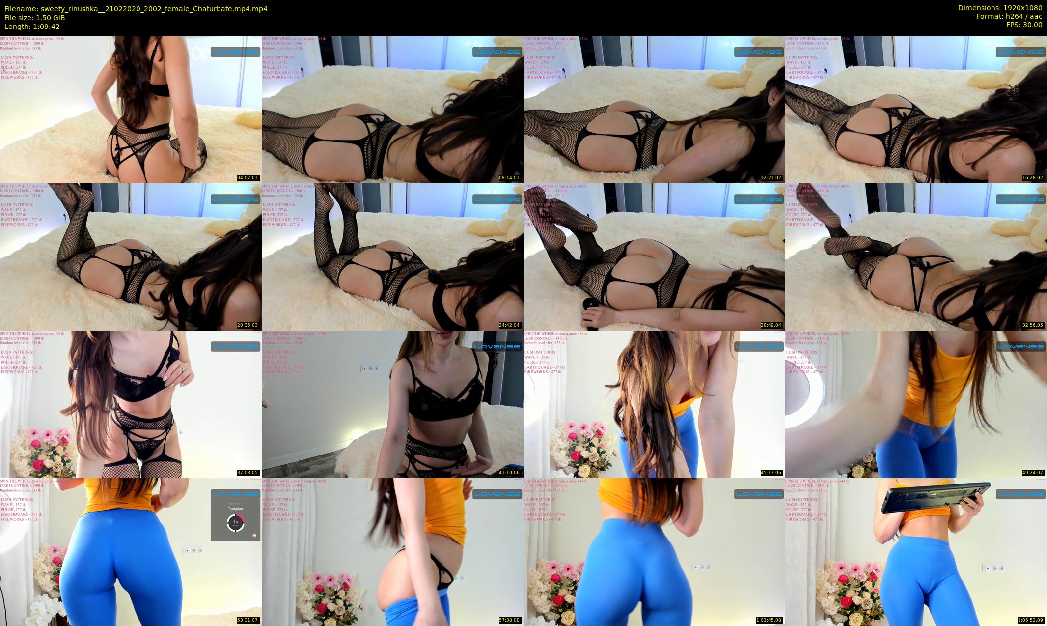 sweety_rinushka_ — 70 minute Chaturbate female cam show recording, 1080p, Feb 21, 2020