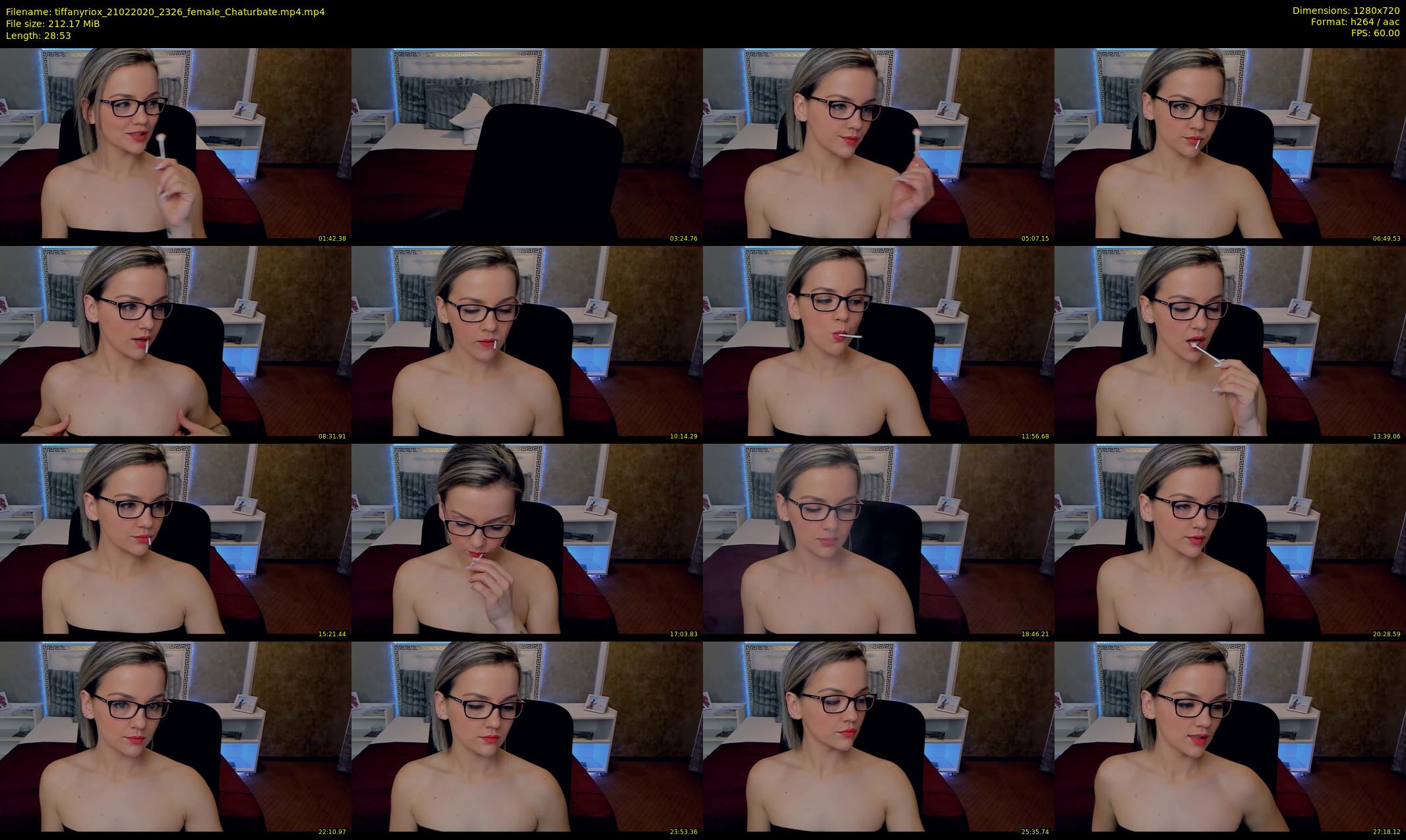 tiffanyriox — 29 minute Chaturbate female cam show recording, 720p, Feb 21, 2020
