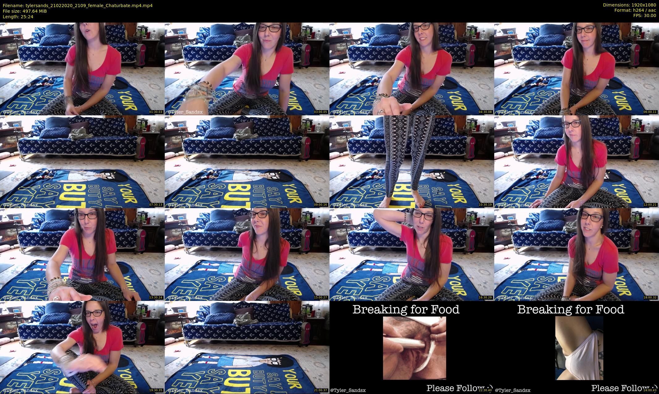 tylersands — 26 minute Chaturbate female cam show recording, 1080p, Feb 21, 2020