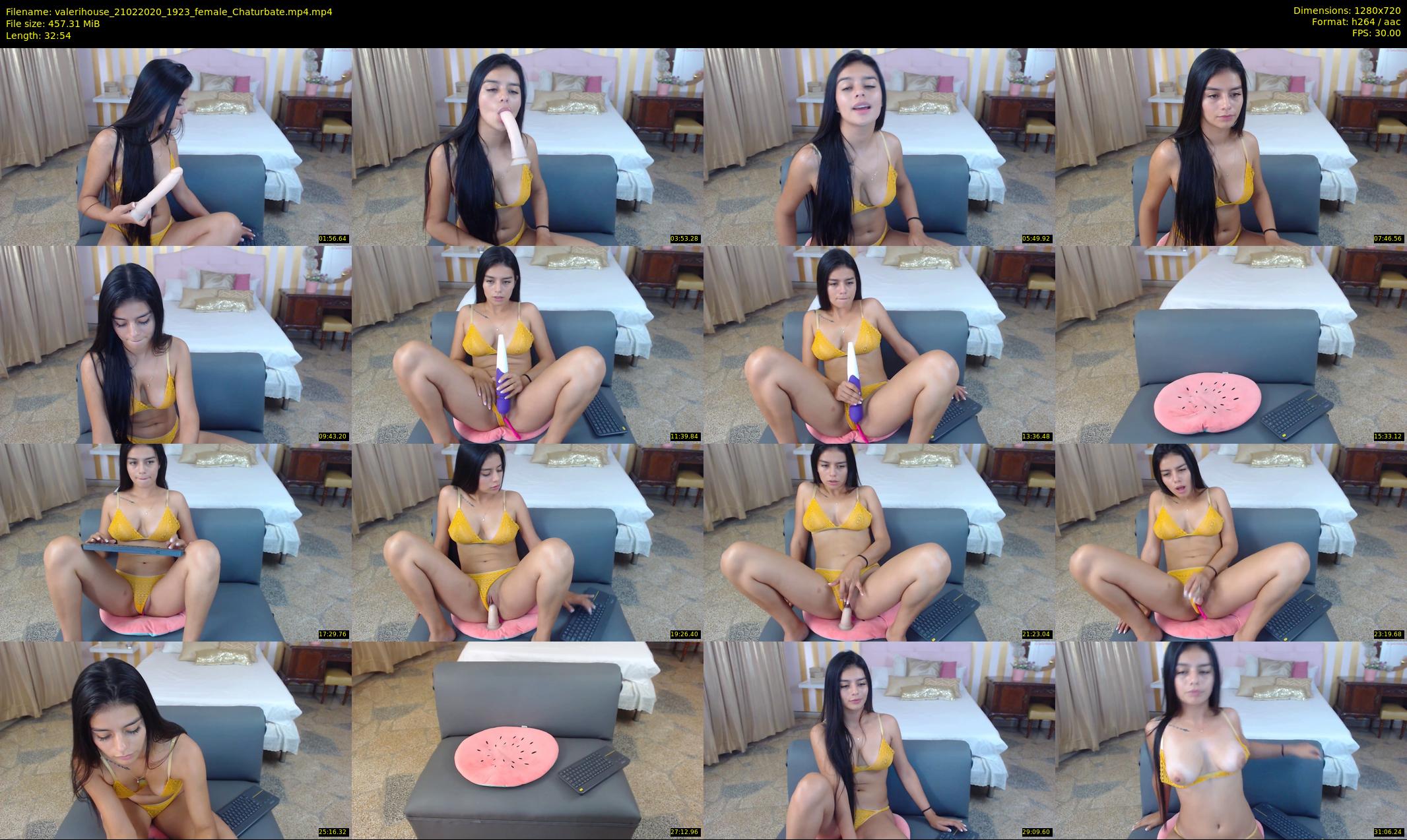 valerihouse — 33 minute Chaturbate female cam show recording, 720p, Feb 21, 2020