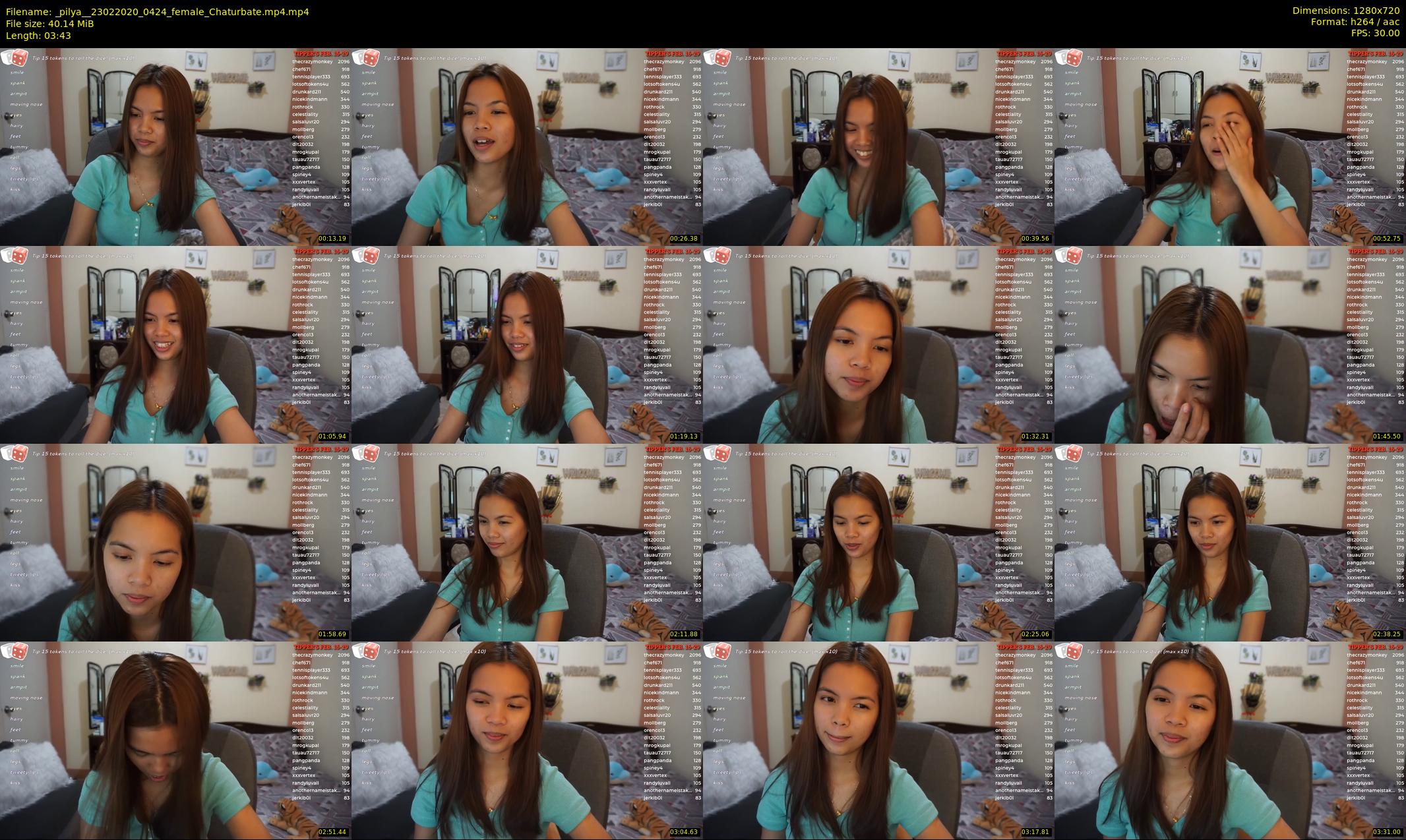 _pilya_ — 4 minute Chaturbate female cam show recording, 720p, Feb 23, 2020