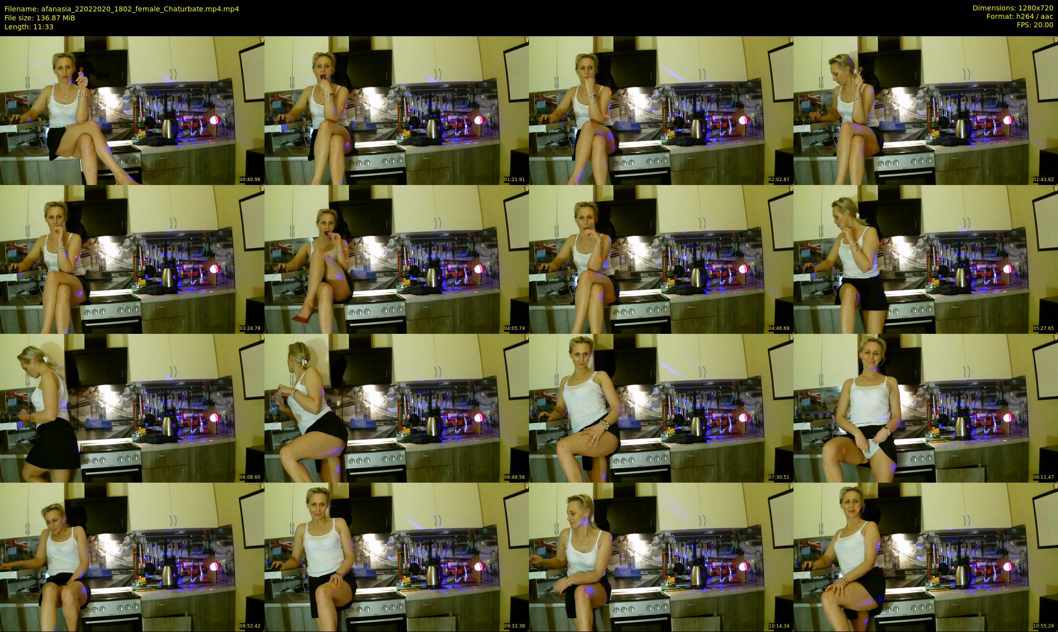 afanasia — 12 minute Chaturbate female cam show recording, 720p, Feb 22, 2020