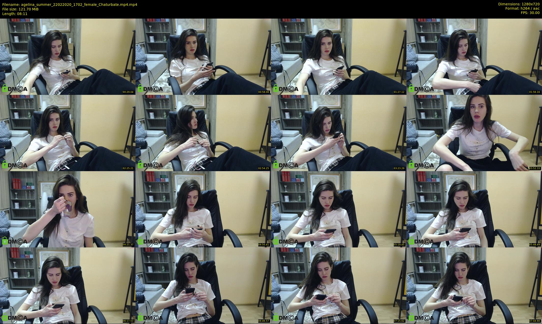 agelina_summer — 9 minute Chaturbate female cam show recording, 720p, Feb 22, 2020