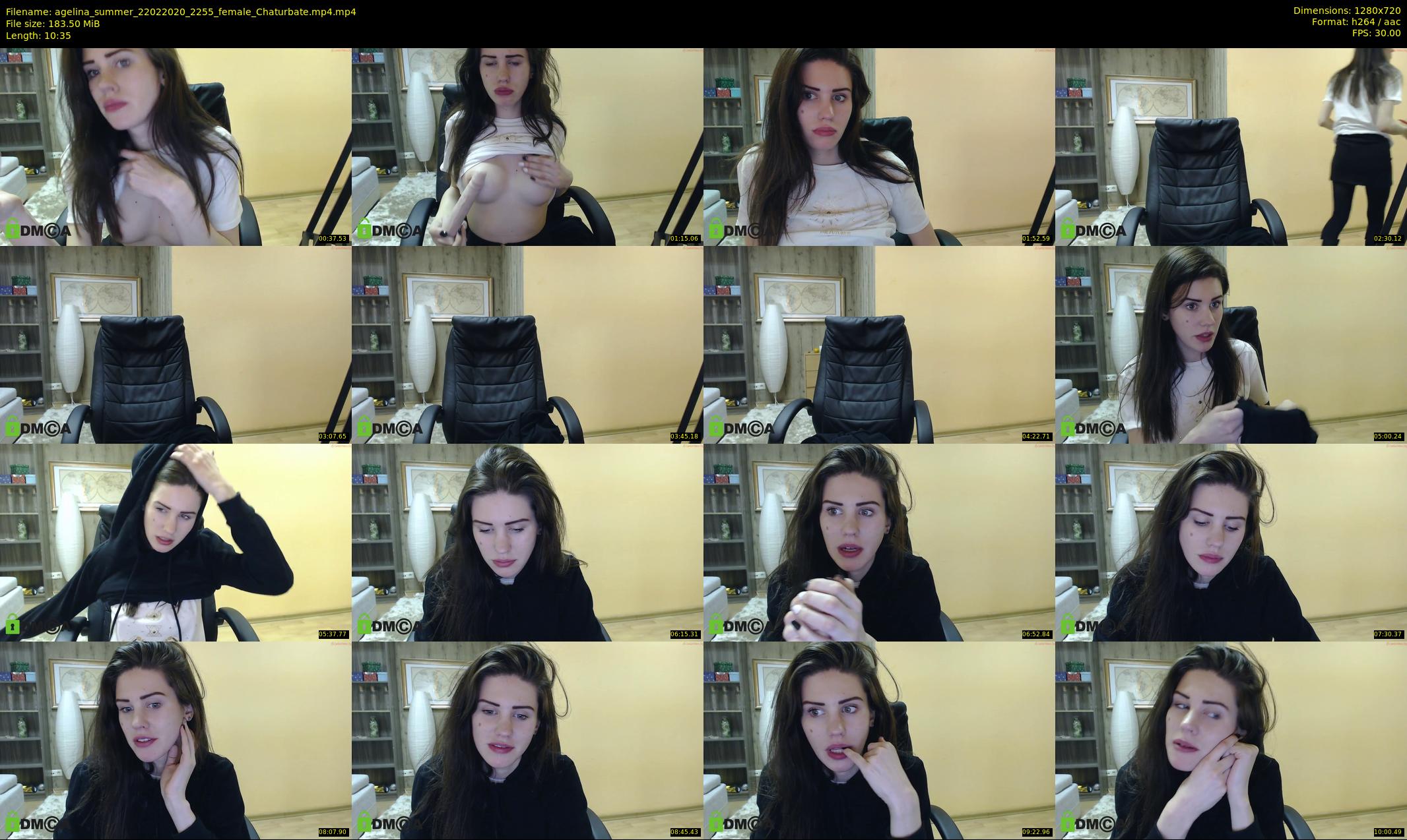 agelina_summer — 11 minute Chaturbate female cam show recording, 720p, Feb 22, 2020