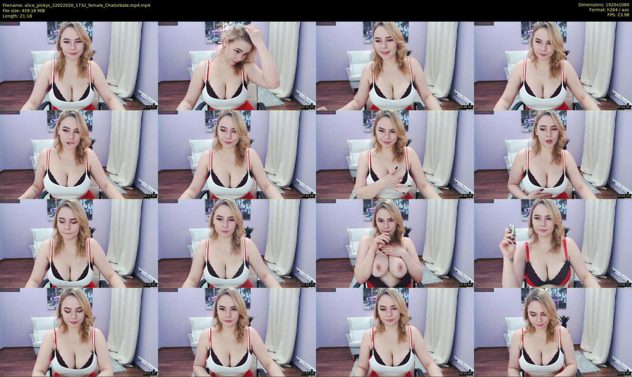 alice_pinkys — 22 minute Chaturbate female cam show recording, 1080p, Feb 22, 2020