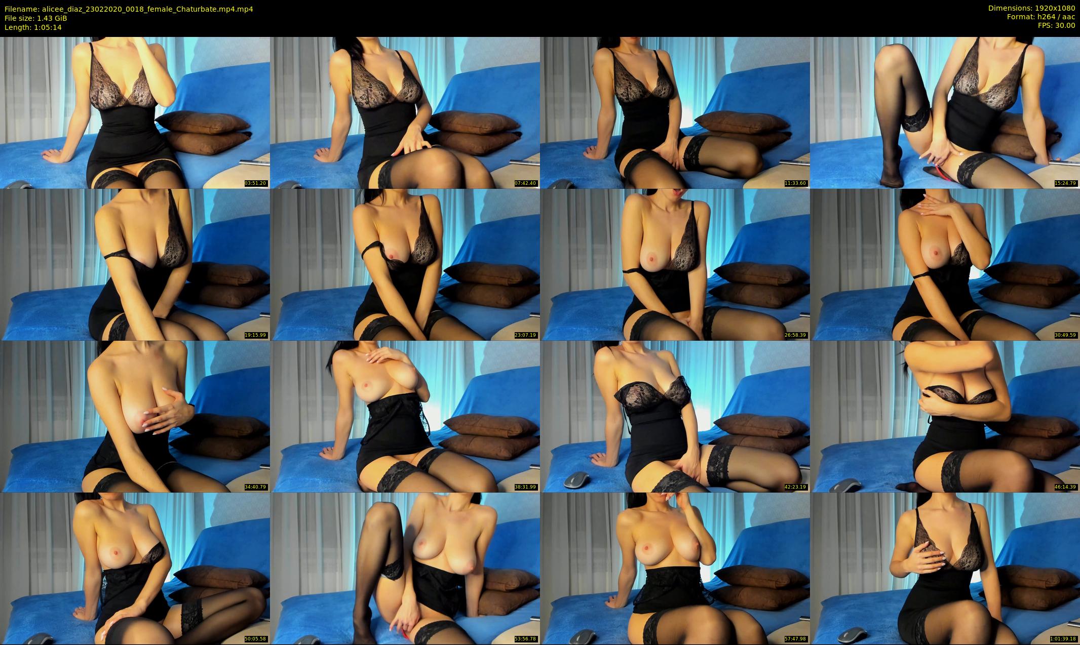 alicee_diaz — 66 minute Chaturbate female cam show recording, 1080p, Feb 23, 2020