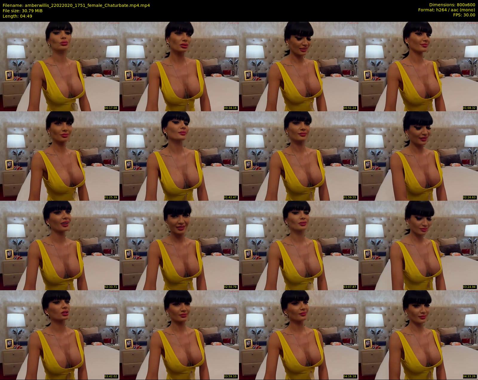amberwillis — 5 minute Chaturbate female cam show recording, 480p, Feb 22, 2020