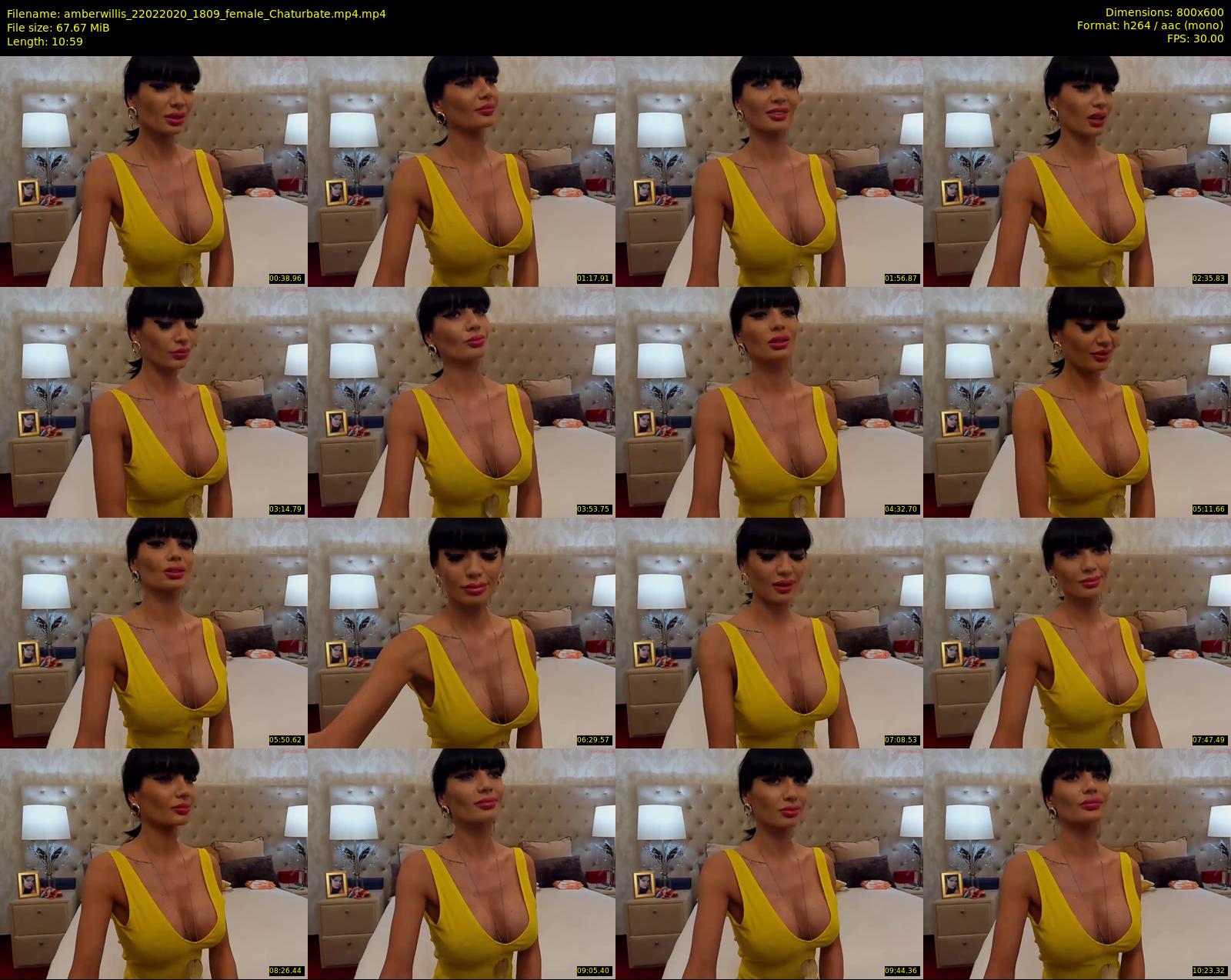 amberwillis — 11 minute Chaturbate female cam show recording, 480p, Feb 22, 2020