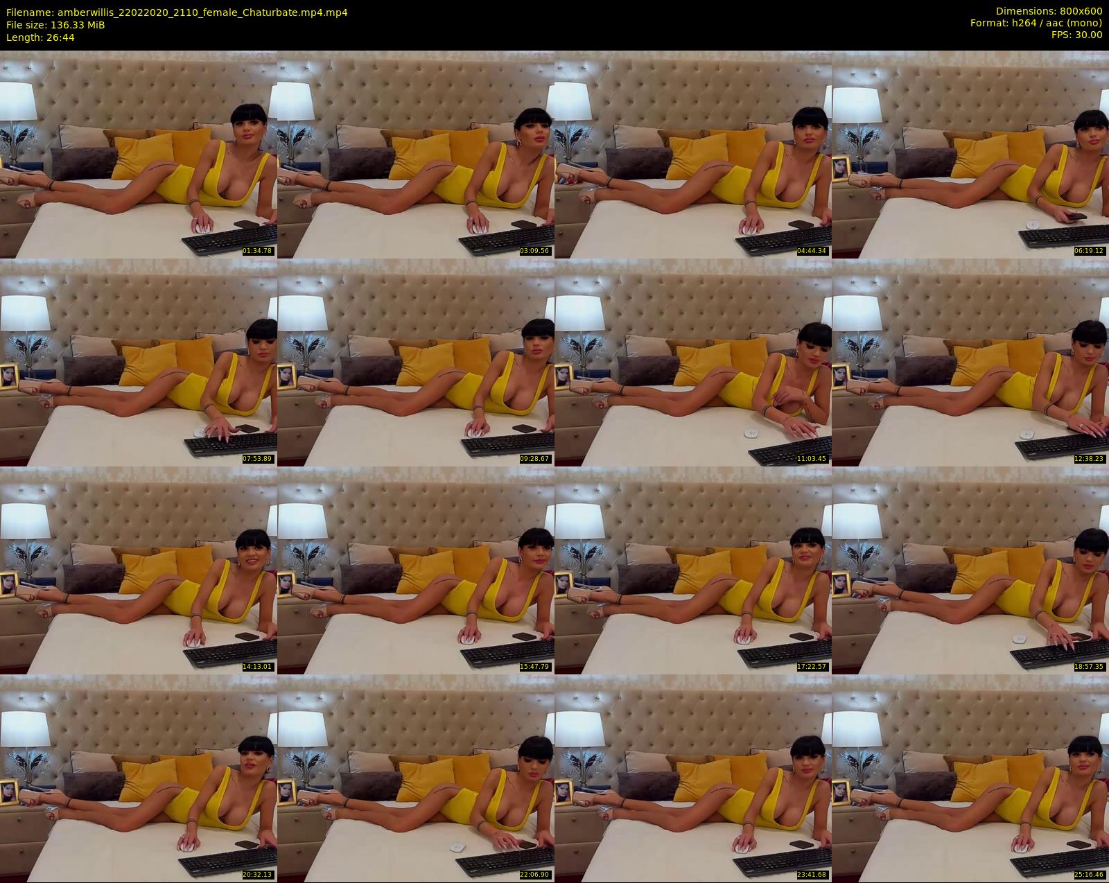 amberwillis — 27 minute Chaturbate female cam show recording, 480p, Feb 22, 2020